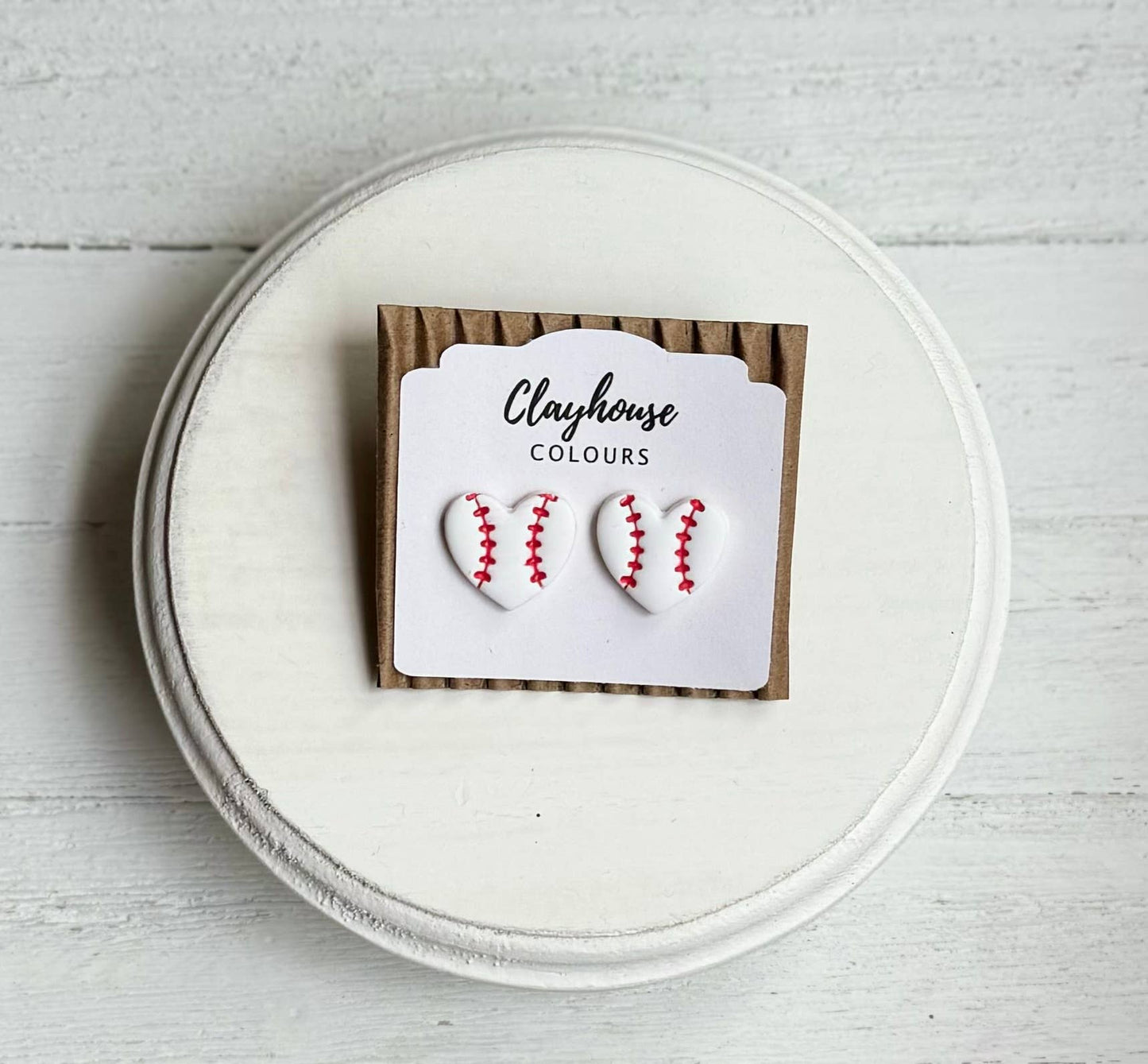 Baseball Earrings: Mitt & Bat
