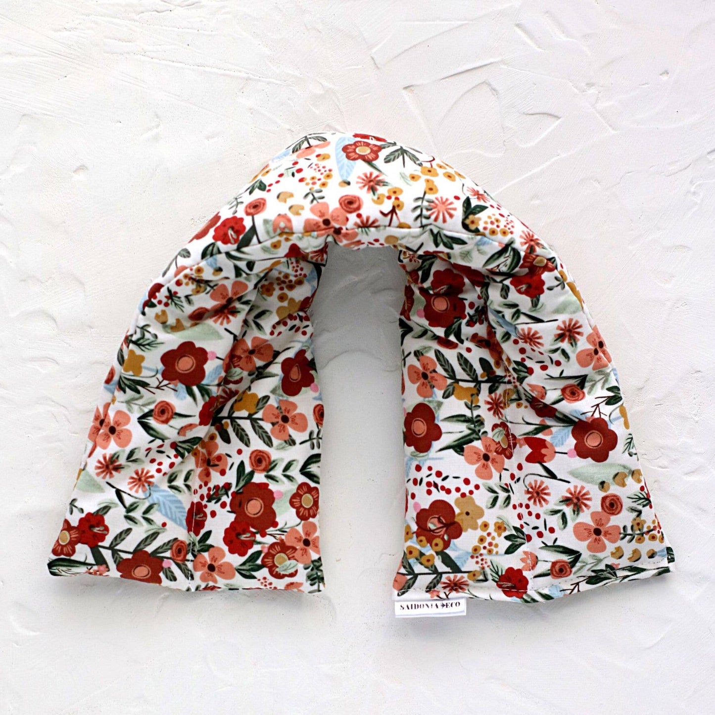 Neck and Body Wrap - Hot Cold Weighted Rice Bag Boho Flower