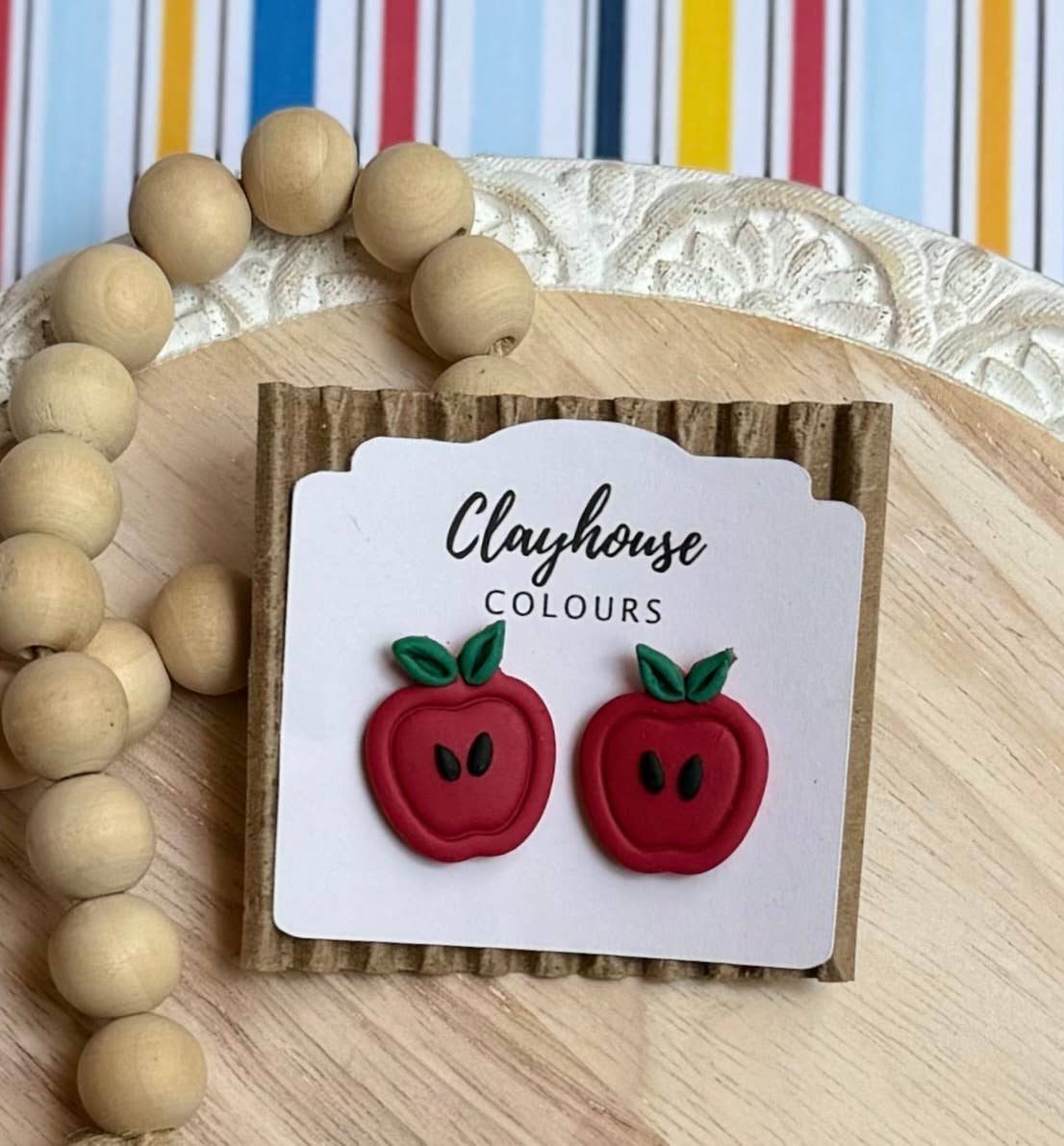 School Studs | Teacher Earrings: Pencils/Notebook Hearts