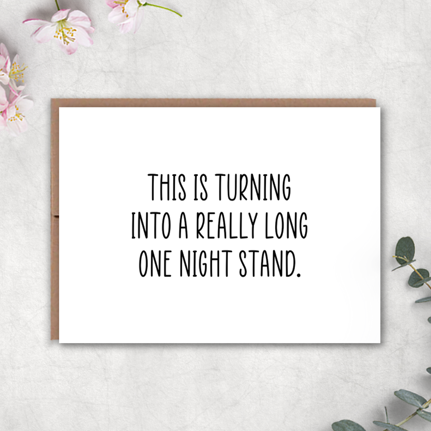One Night Stand Card