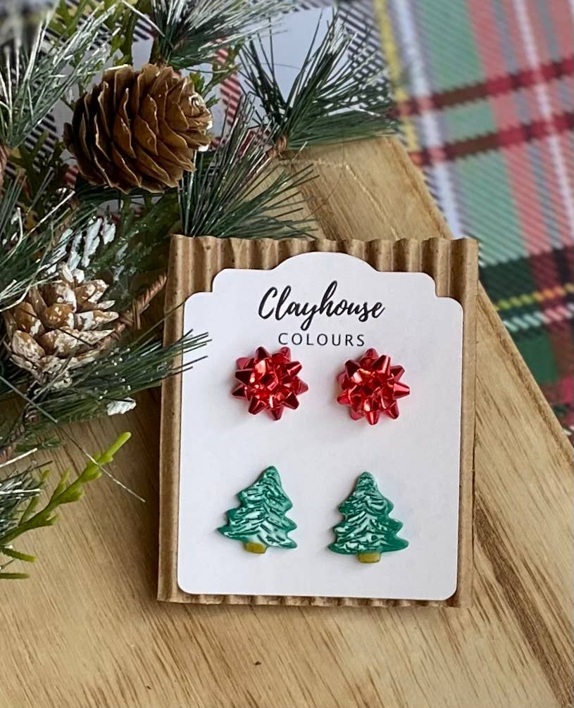 Holiday Studs | Christmas Studs