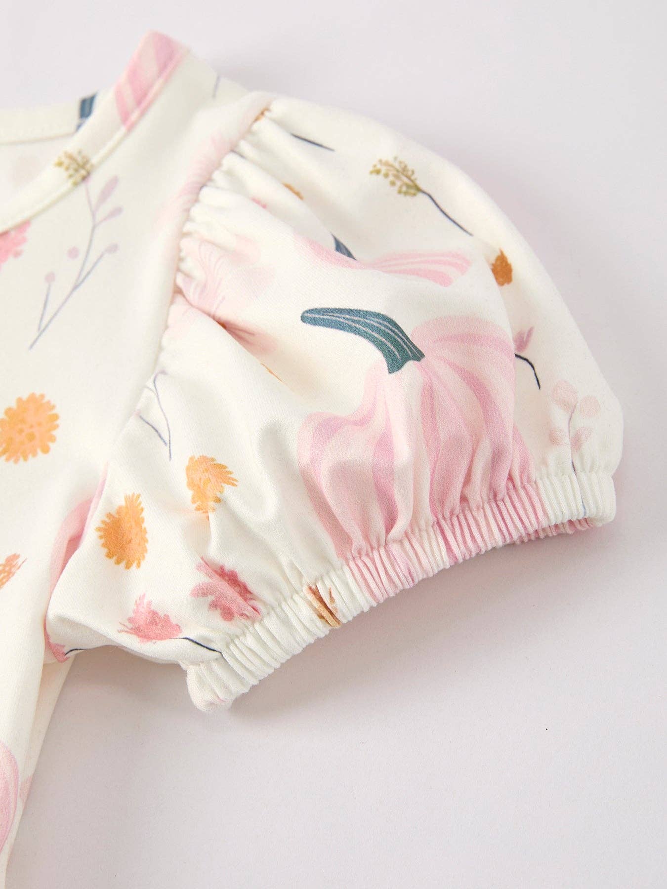 Halloween Cute Pumpkin Print Girls Dress: 4