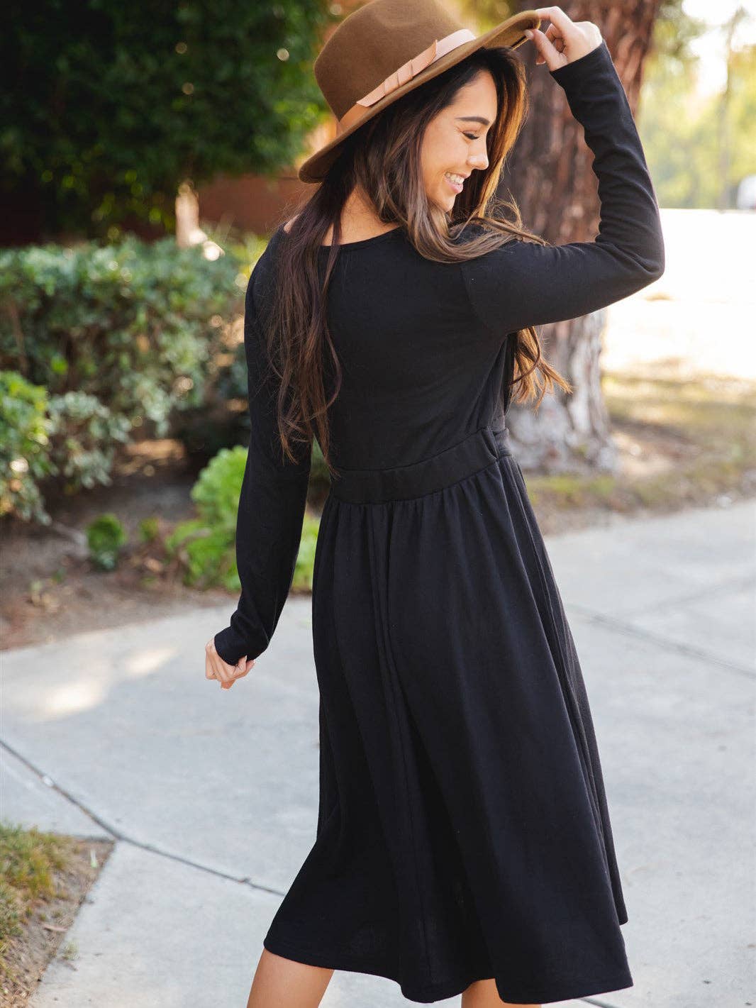 Long Sleeve Isla Wrap Dress: Green / X-Large