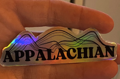 Appalachian Holographic Sticker