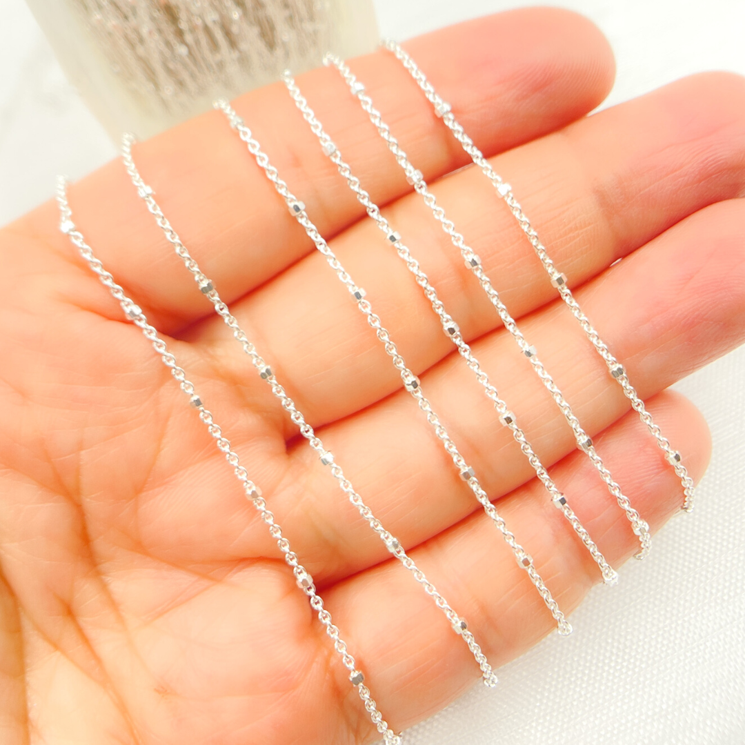 925 Sterling Silver Satellite Chain. Z36SS