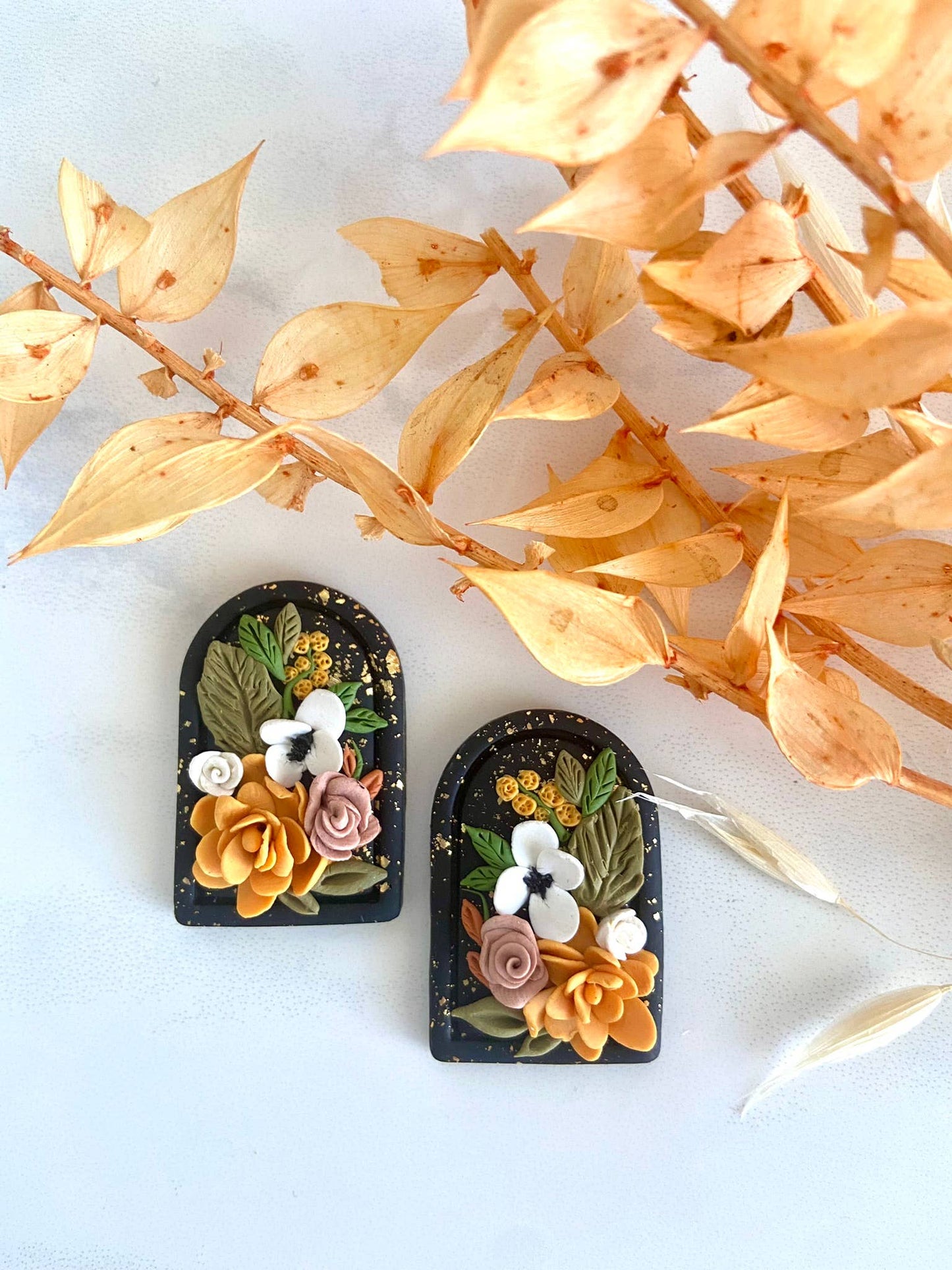 Fall Floral Boutique Studs