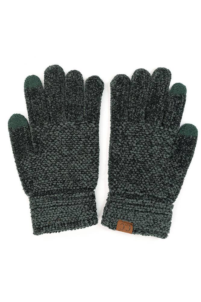 C.C Eco Friendly Chenille Gloves: Beige