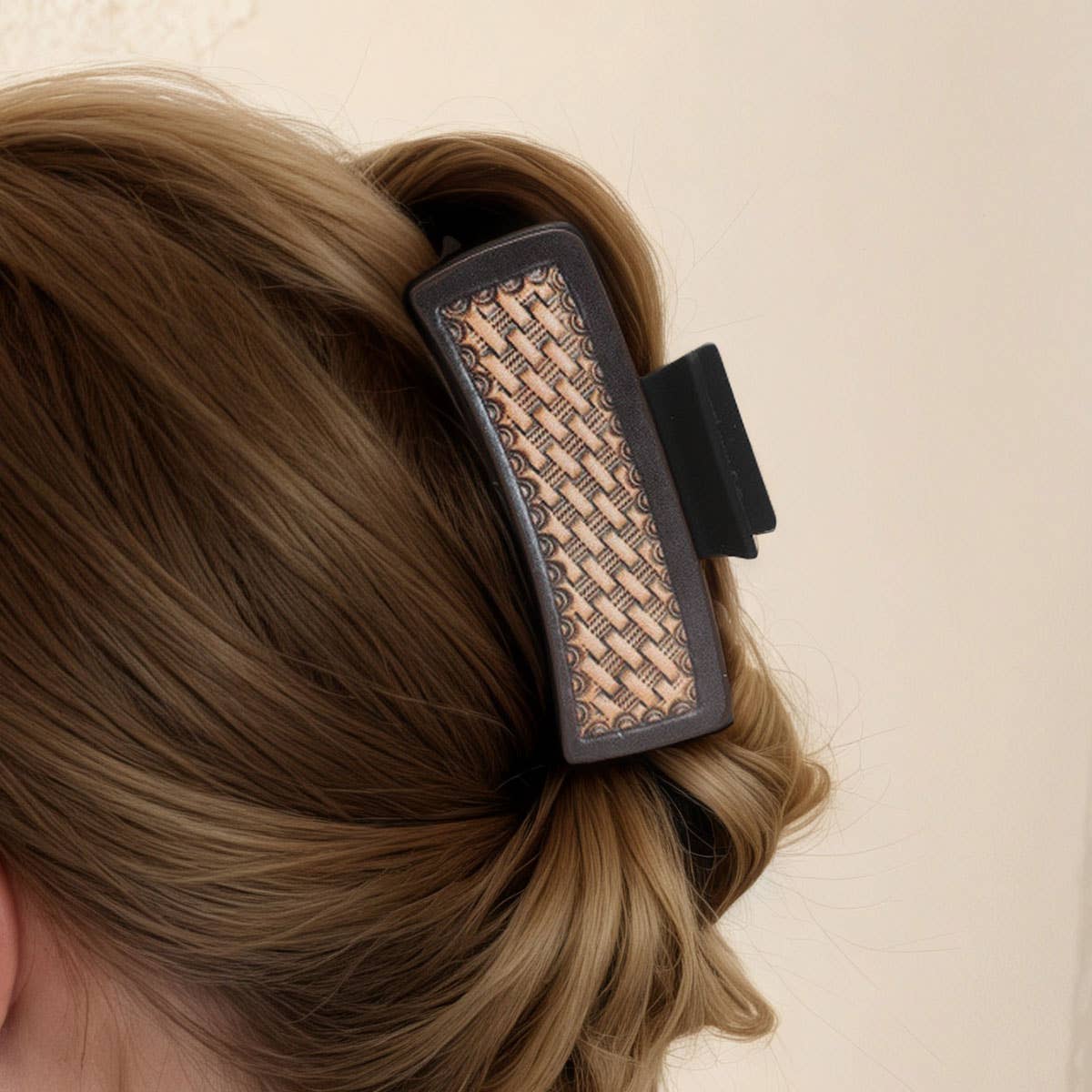 Sunflower PU Leather Hair Claw, Western Style_CWASC1618: TYPE6 / (OS) 1