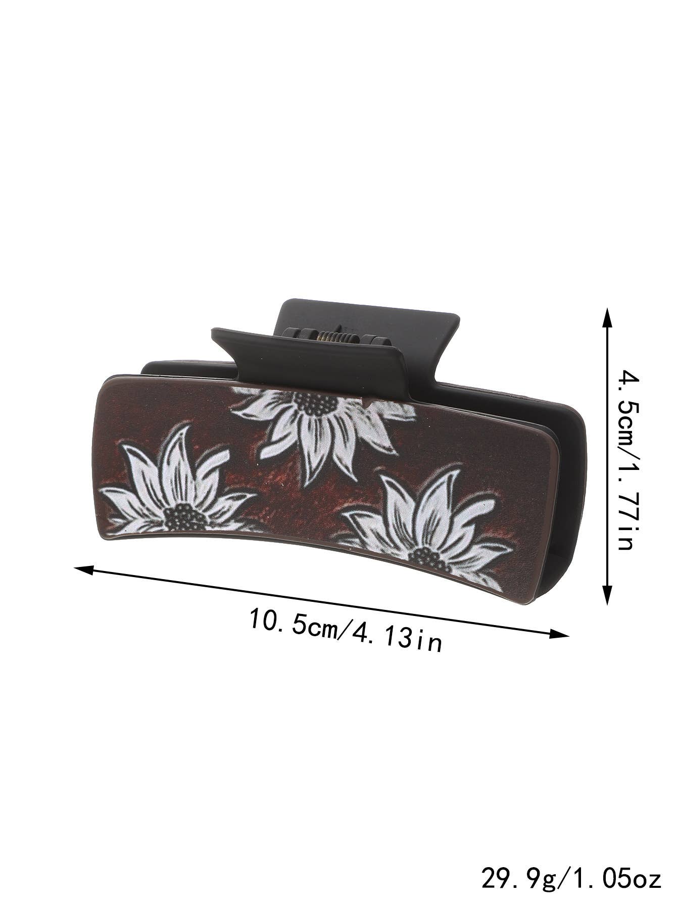 Sunflower PU Leather Hair Claw, Western Style_CWASC1618: TYPE6 / (OS) 1