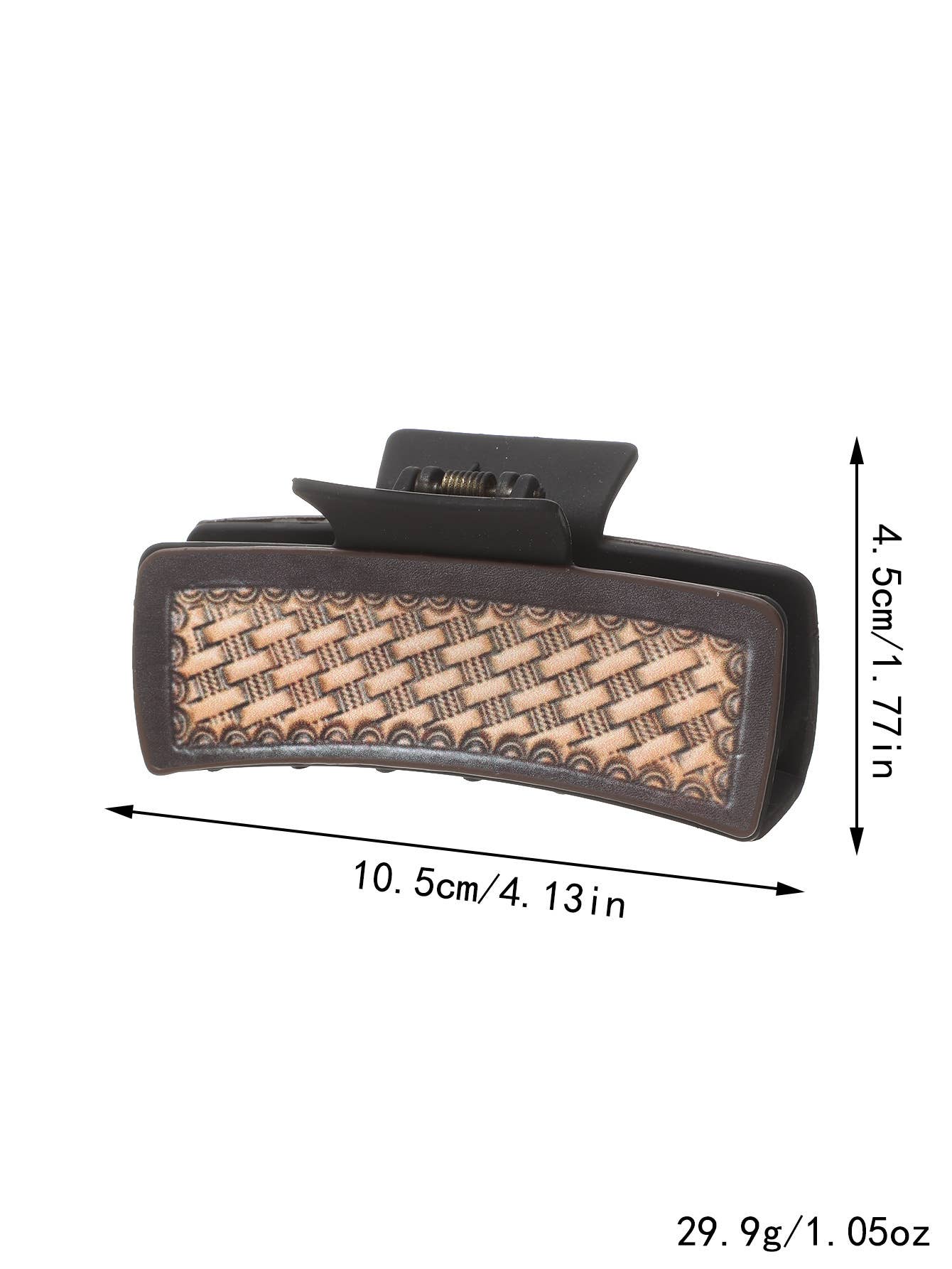 Sunflower PU Leather Hair Claw, Western Style_CWASC1618: TYPE6 / (OS) 1