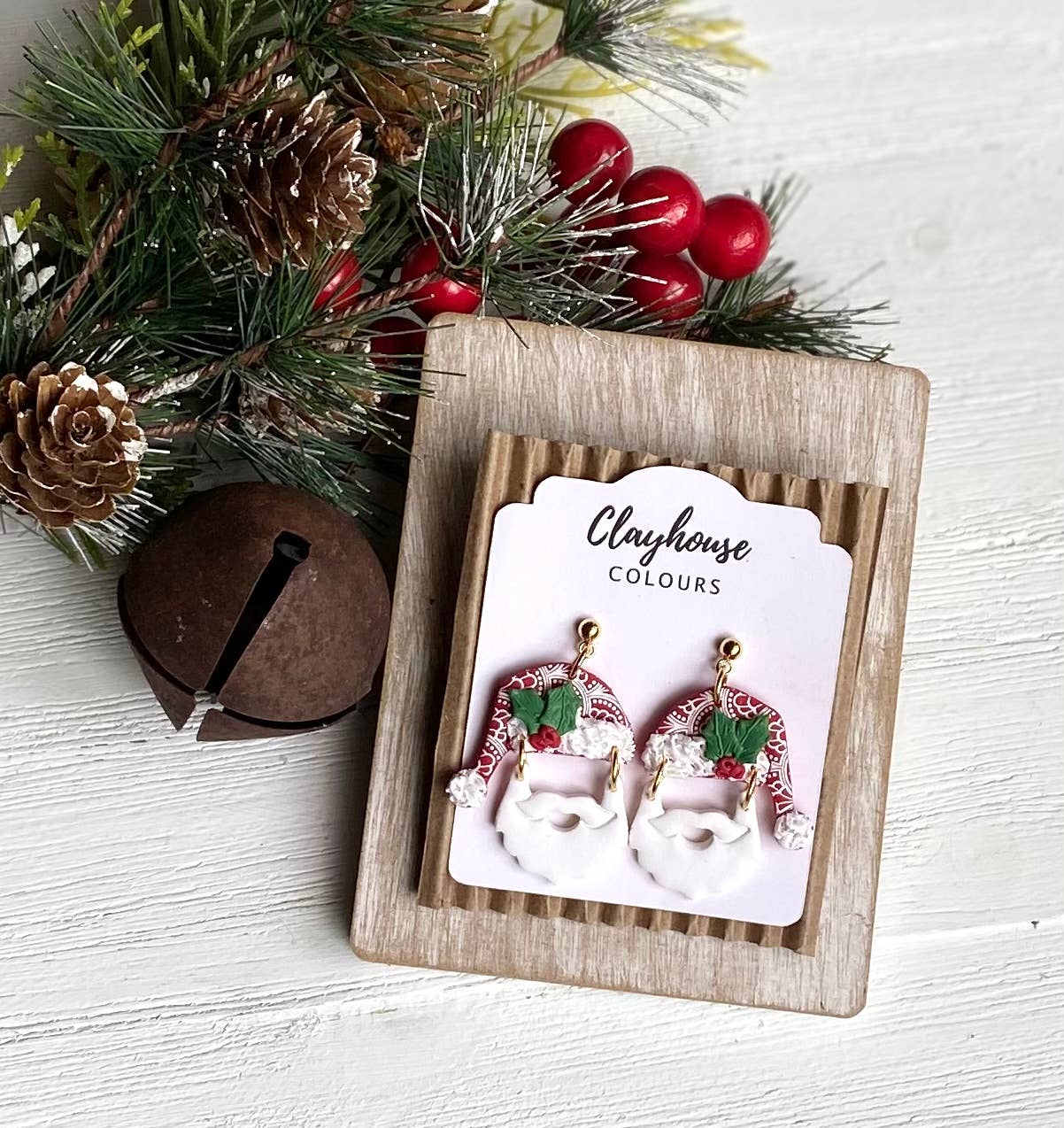 Christmas Earrings: Gringerbread House