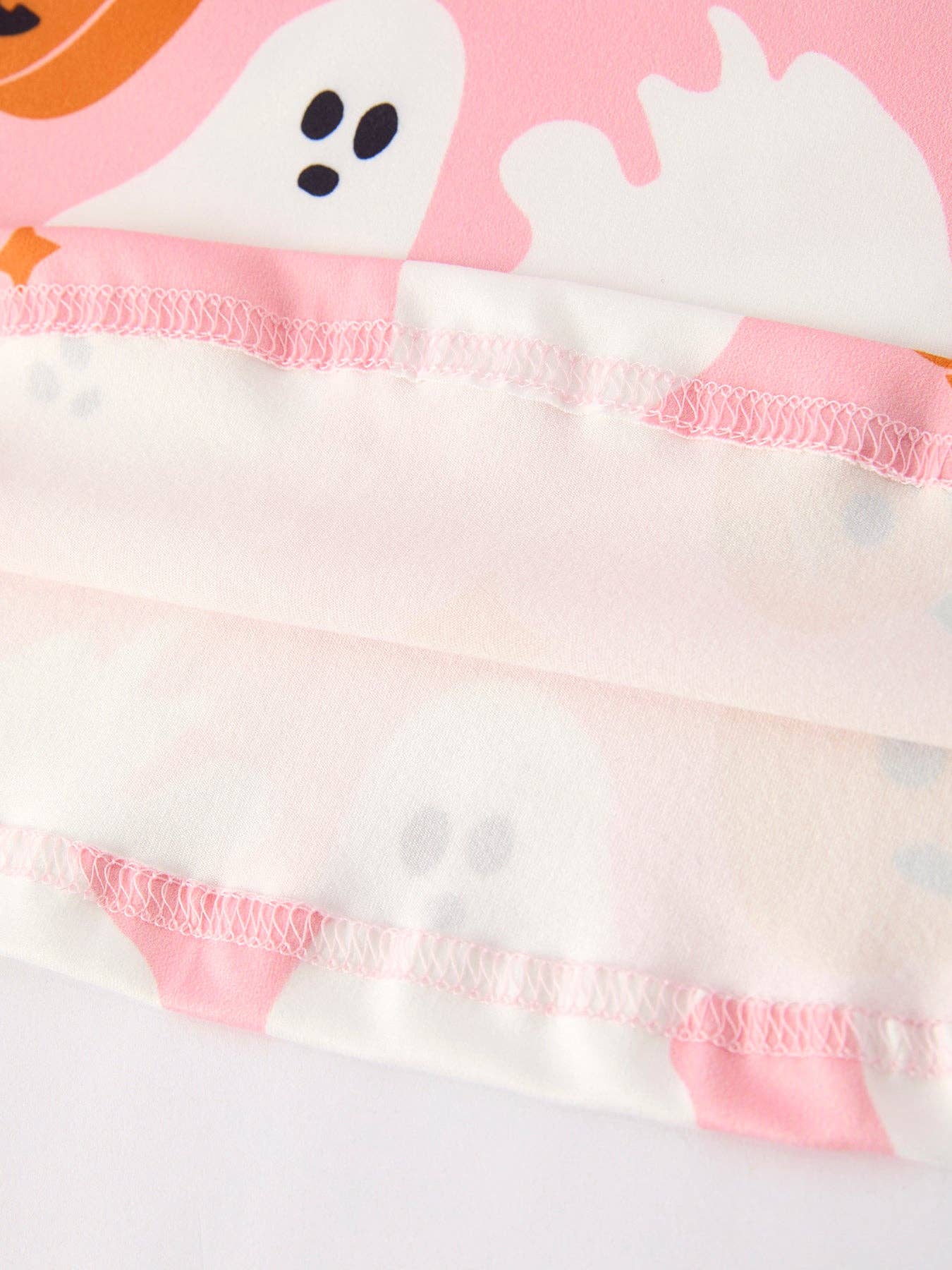 Halloween Ghost Pumpkin Print Short sleeve Dress: 6
