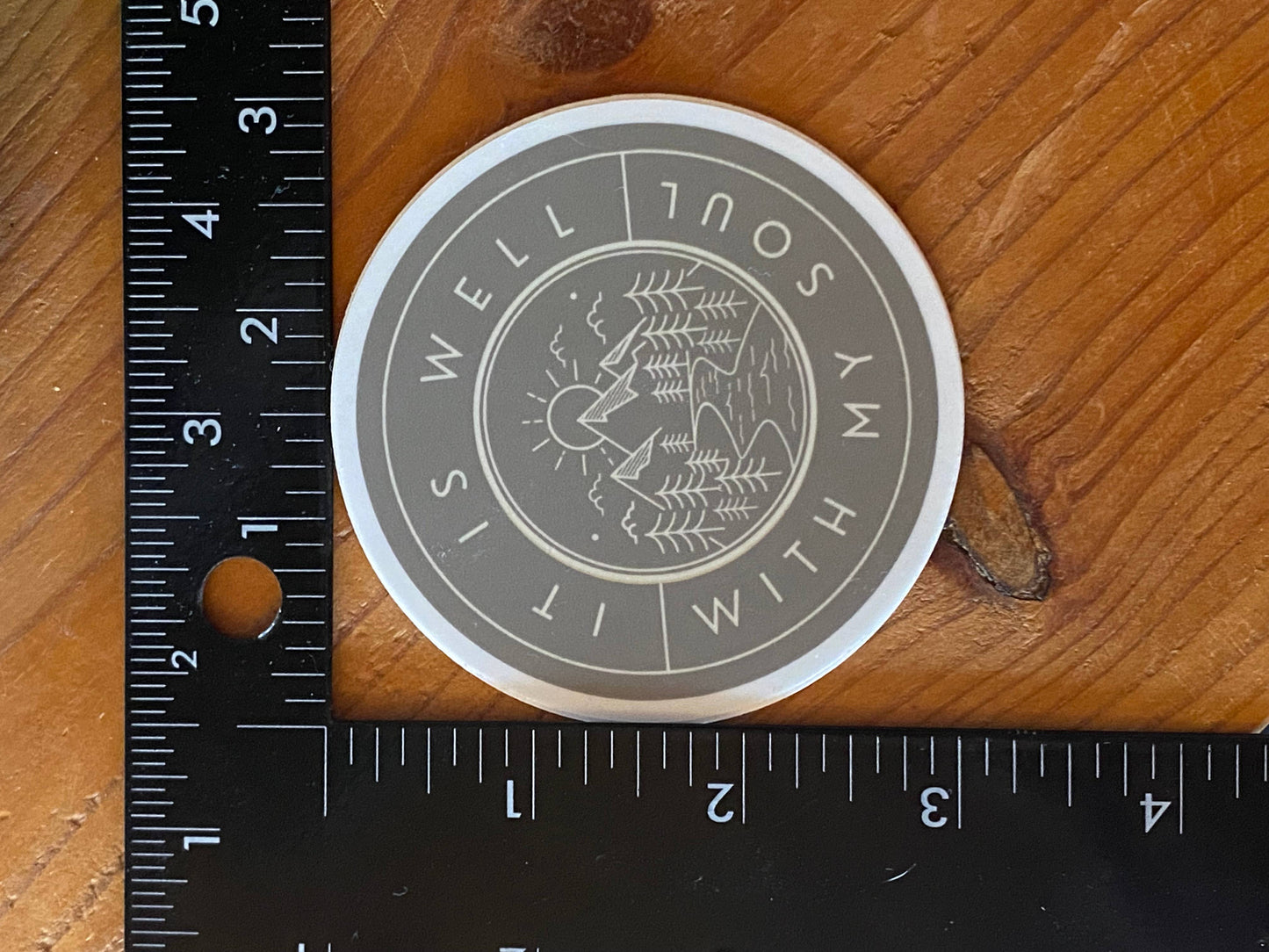 It Is Well With My soul: Religious Sticker, Bible Sticker