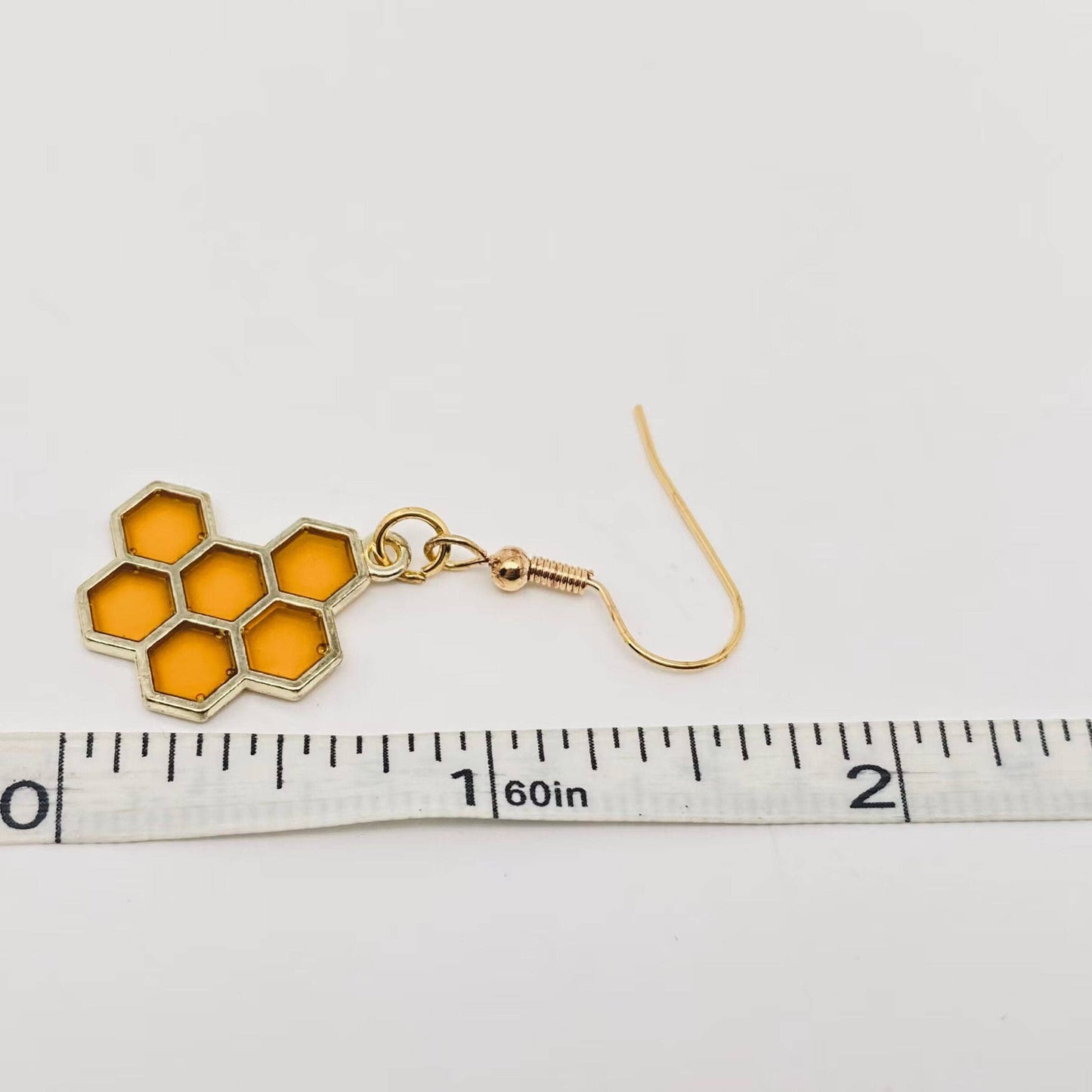 Honeycomb Earrings: Earrings