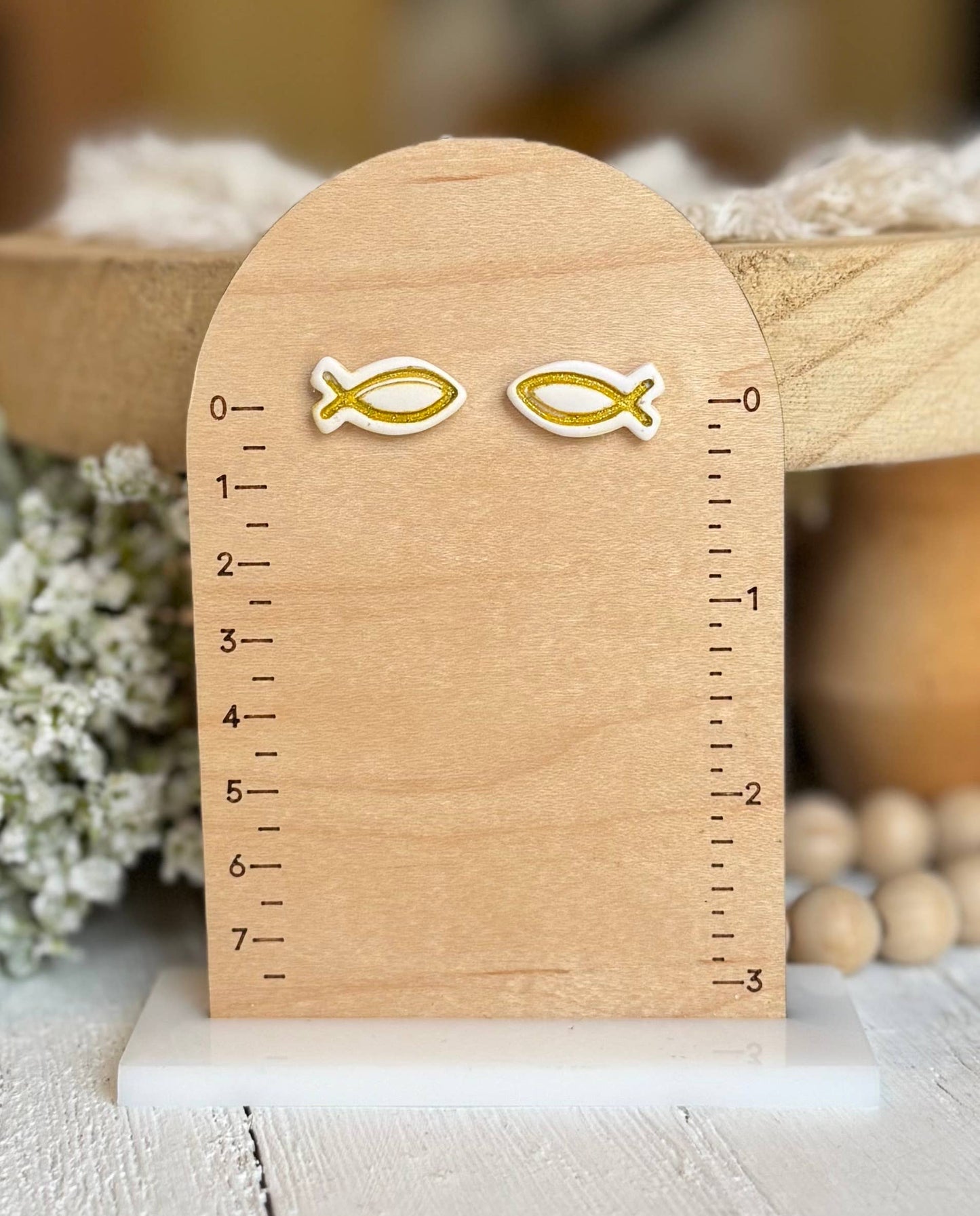 Religious Earrings : Round 3 Crosses