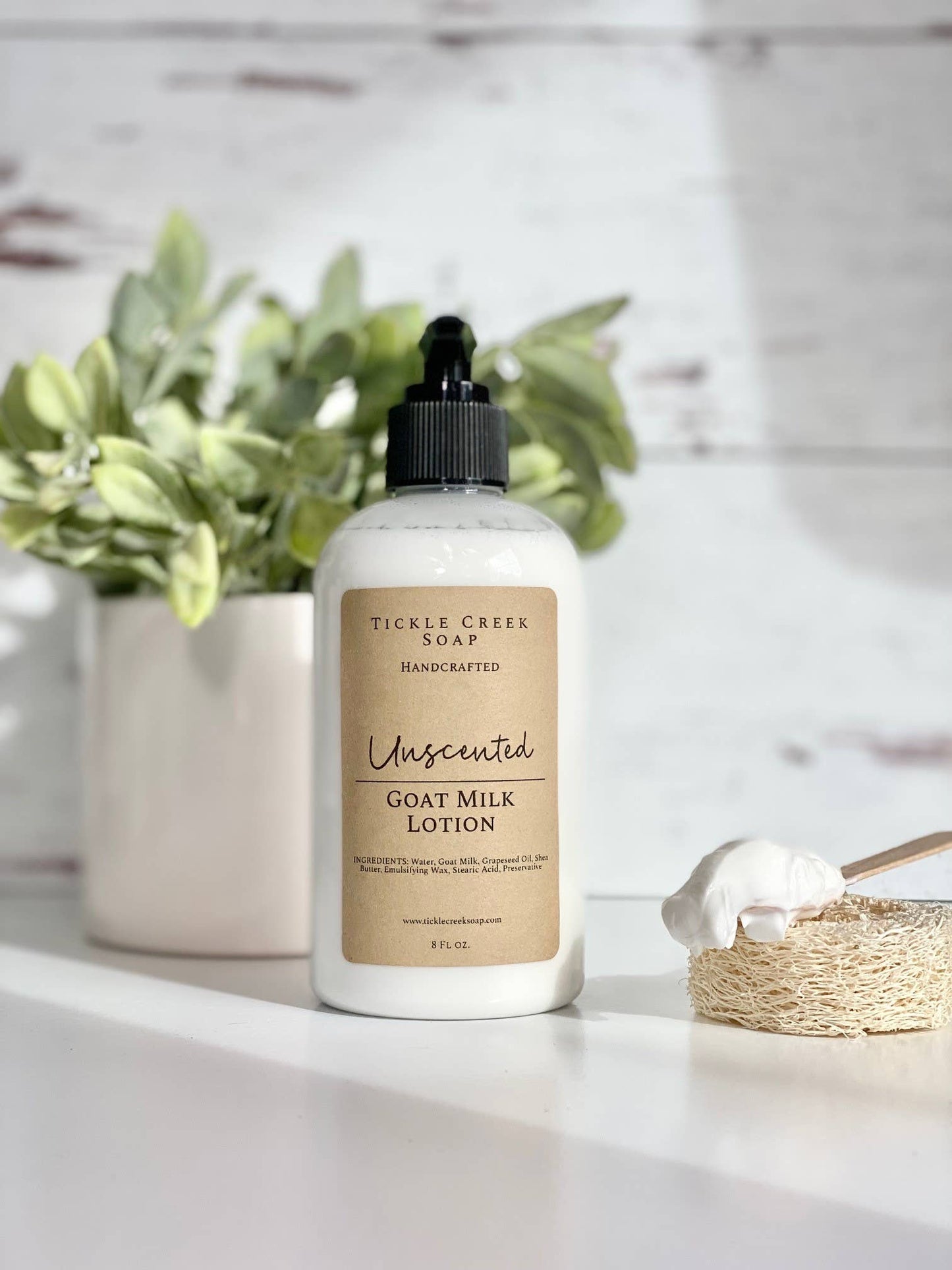 Goat Milk Lotion in Pump: Lavender
