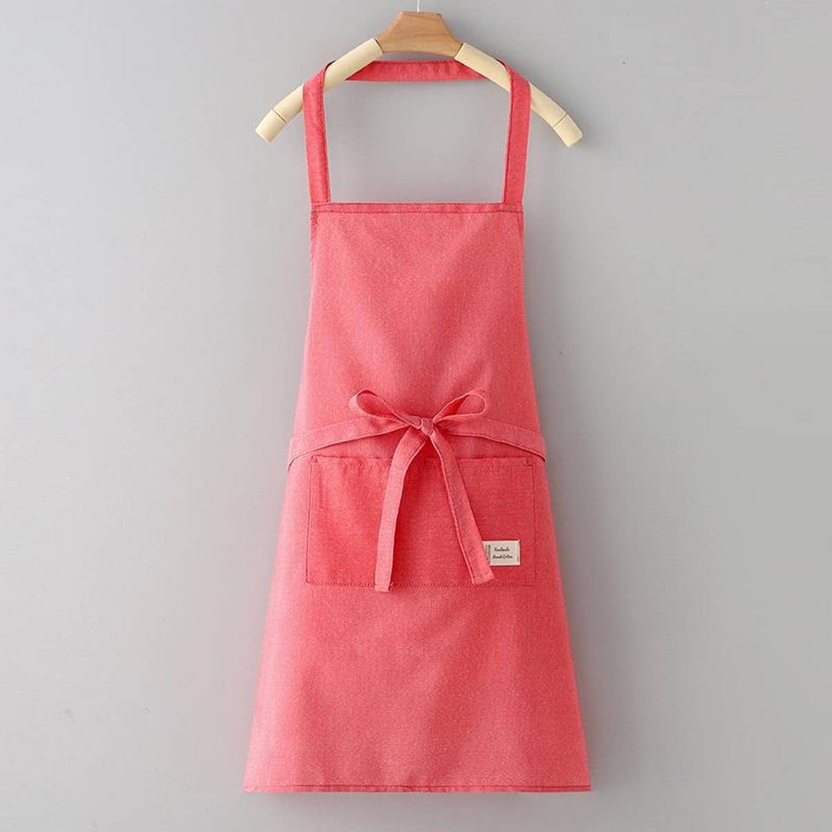 Solid Color Thin apron with pockets bulk_CWMM2036: GREY / (OS) 1