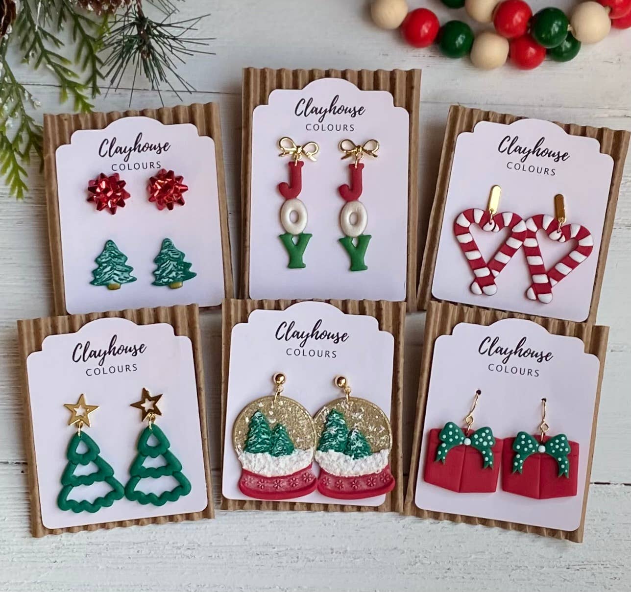 Holiday Studs | Christmas Studs