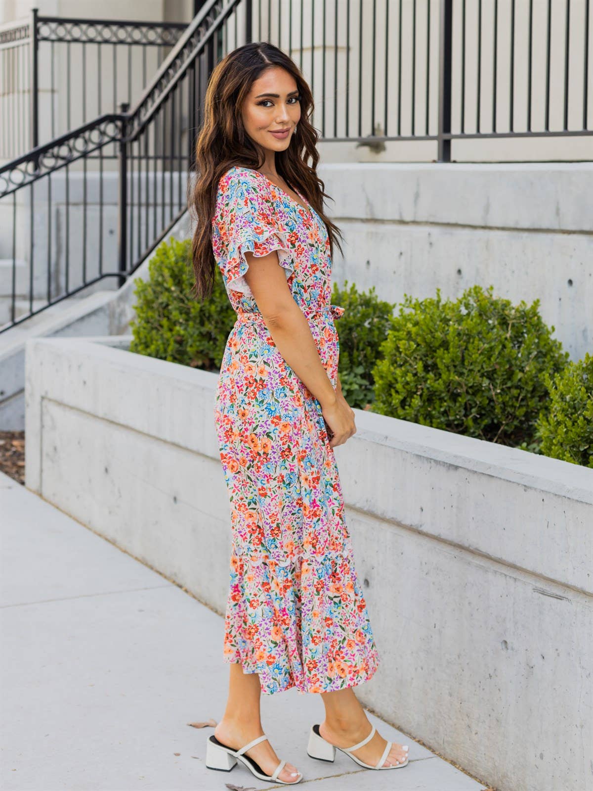 Floral Monroe Dress: Small 0-4