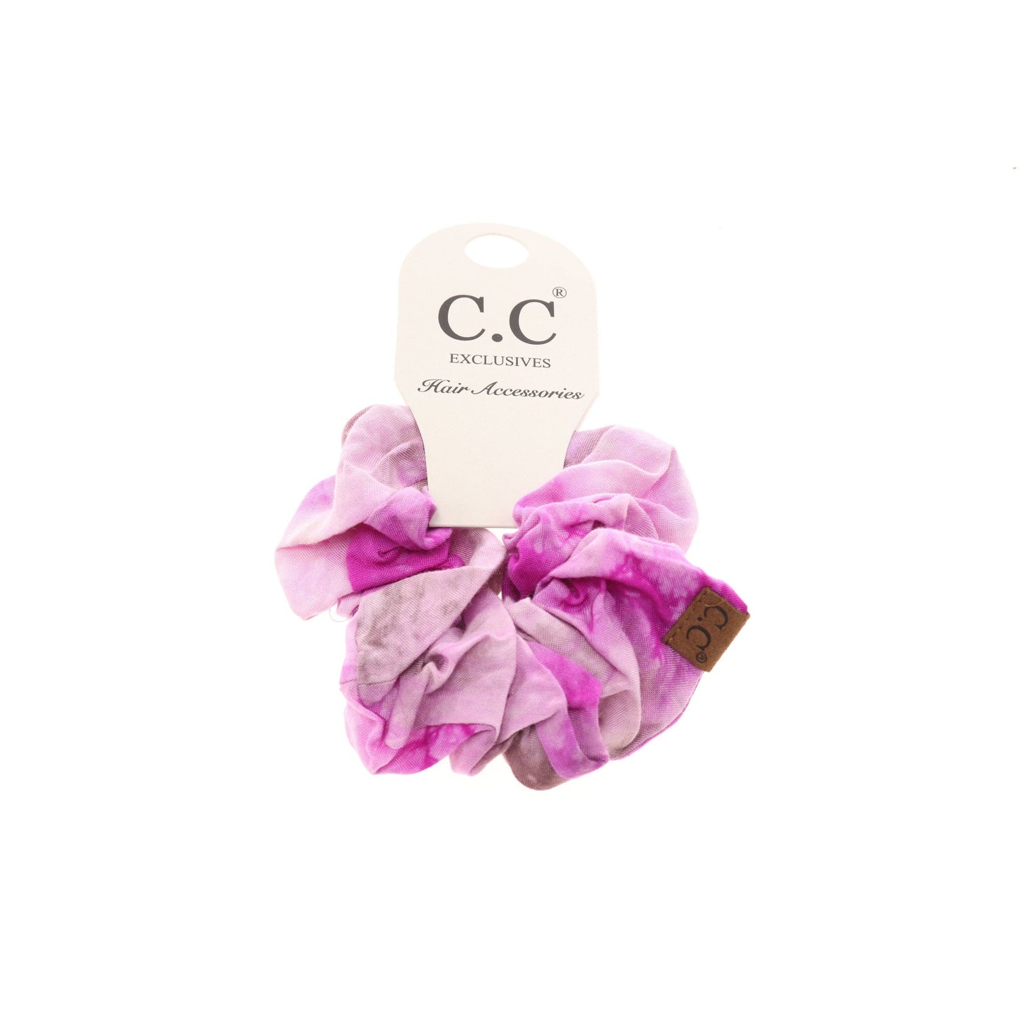 C.C Tie Dye Scrunchie: Coral