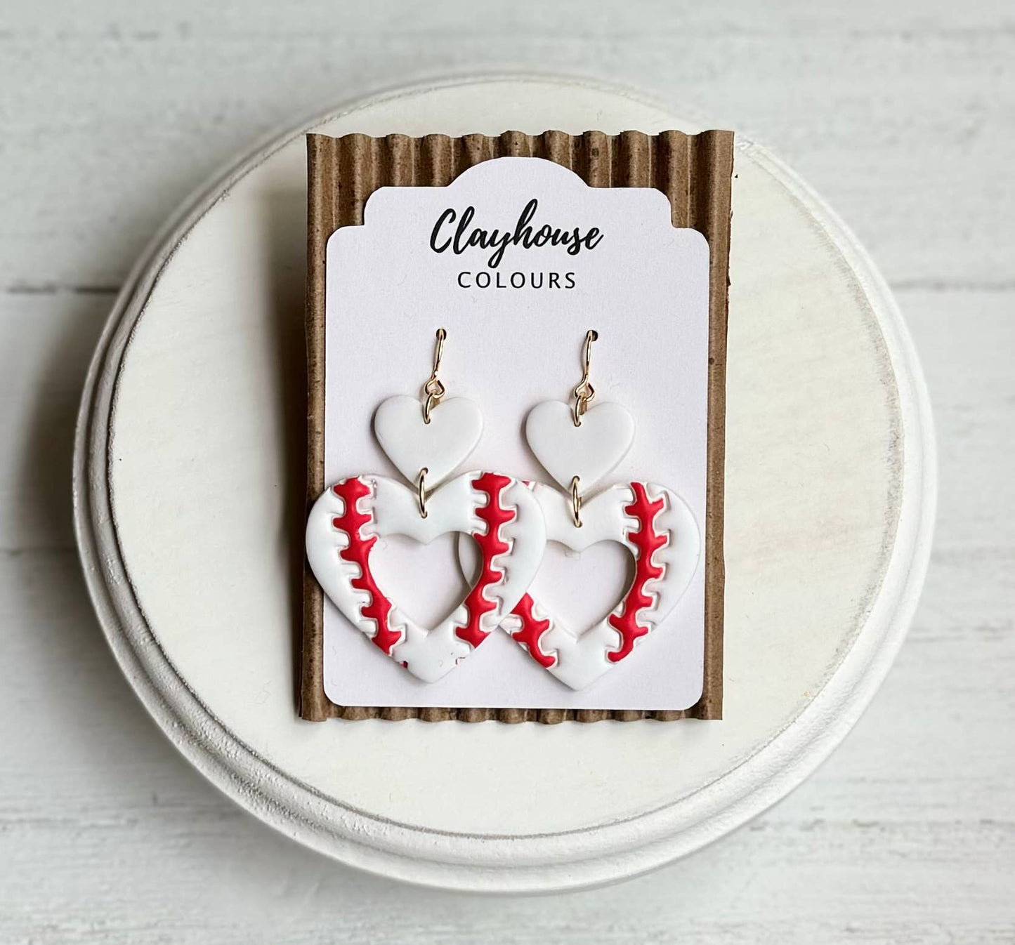 Baseball Earrings: Mitt & Bat