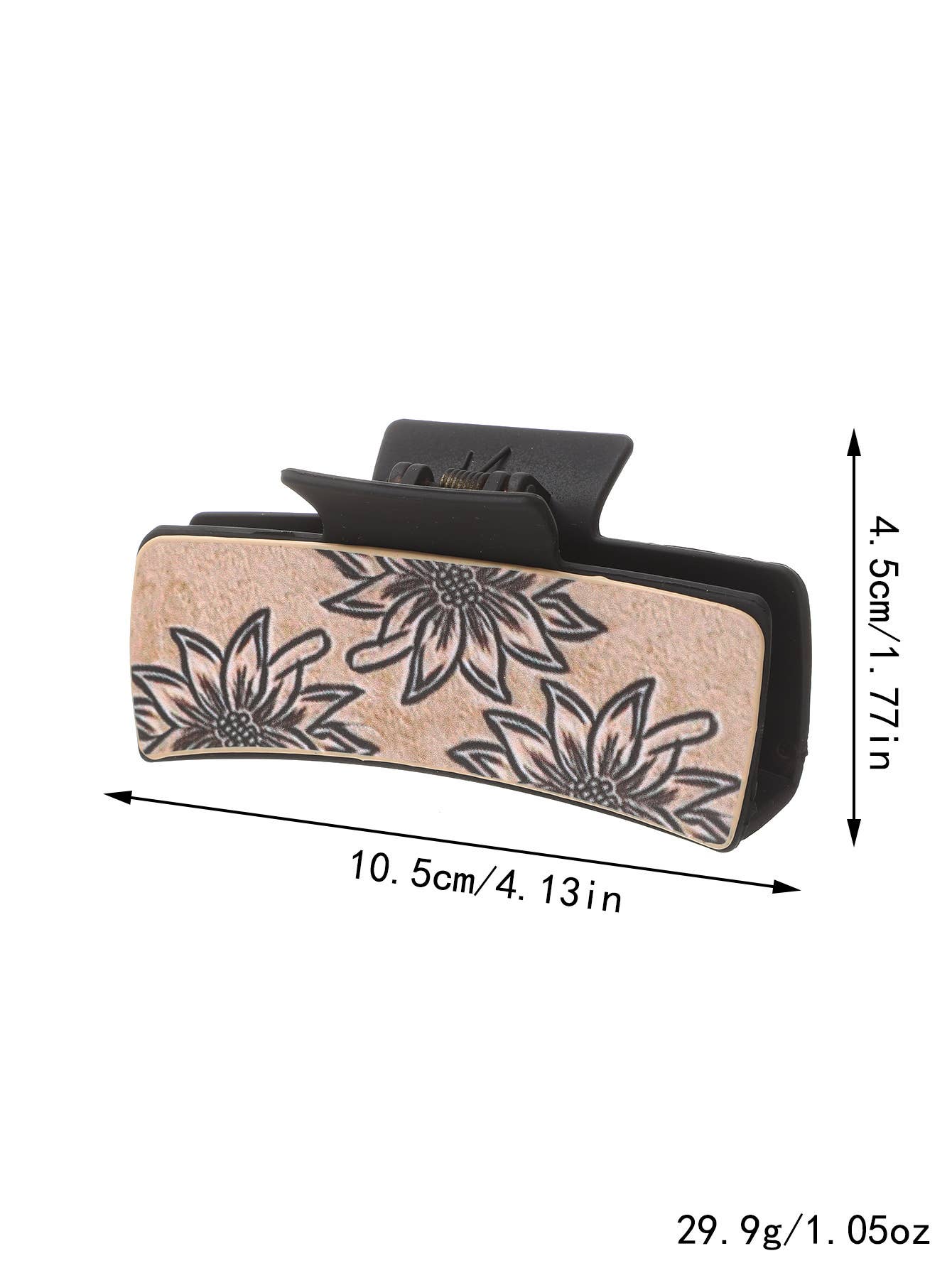 Sunflower PU Leather Hair Claw, Western Style_CWASC1618: TYPE6 / (OS) 1