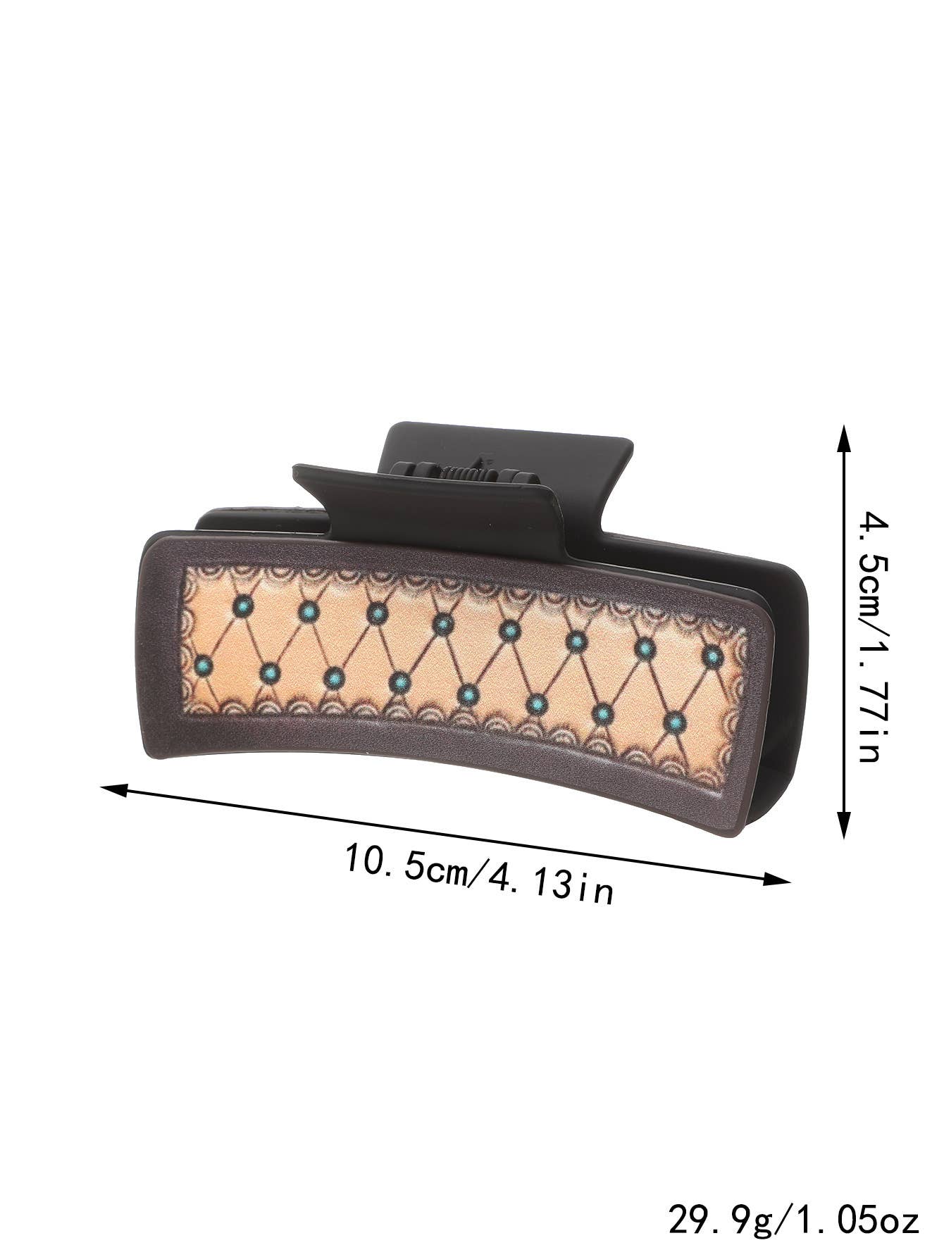 Sunflower PU Leather Hair Claw, Western Style_CWASC1618: TYPE6 / (OS) 1