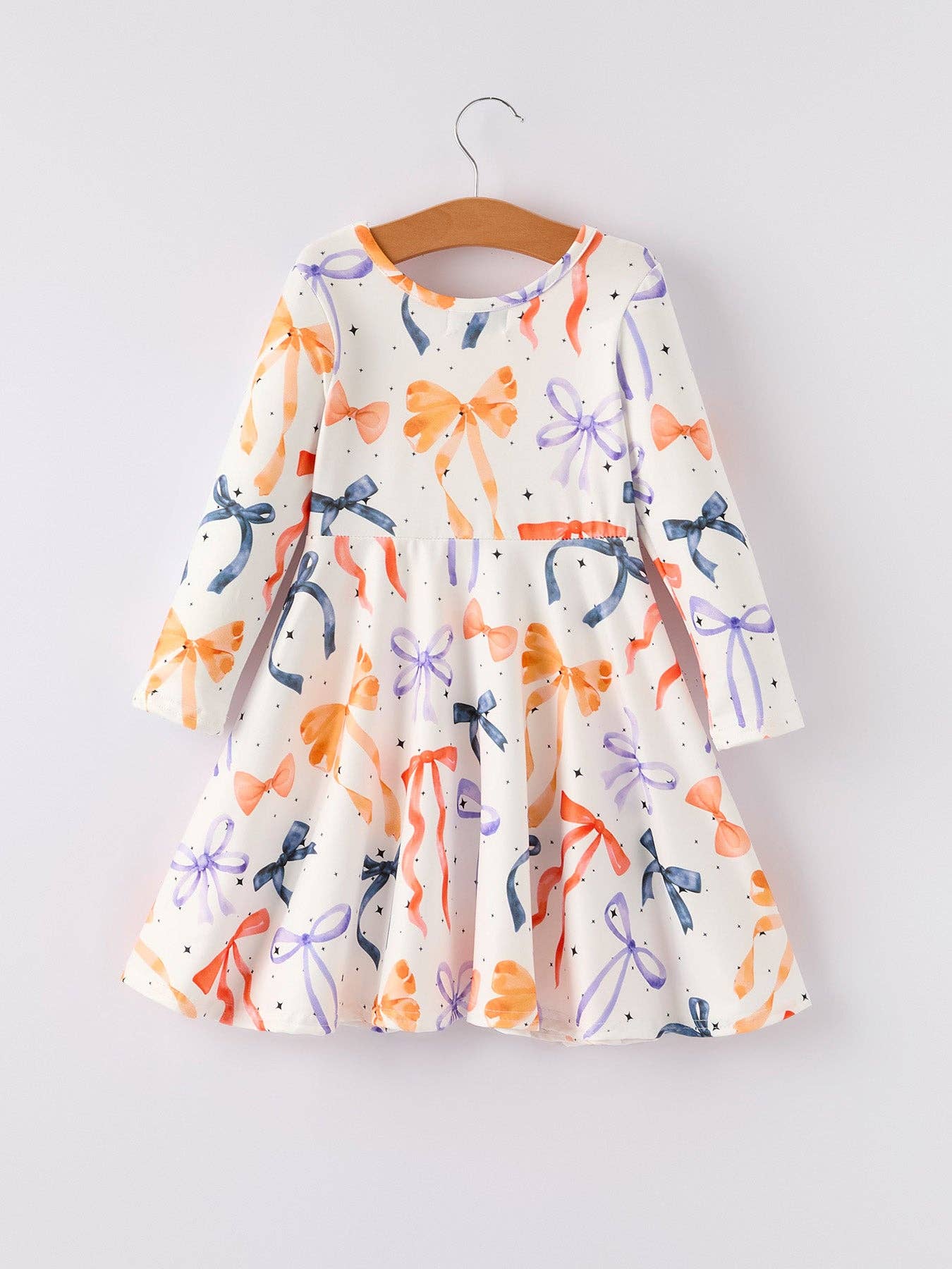 Halloween Bow Spring and Summer Girls Dress: 4