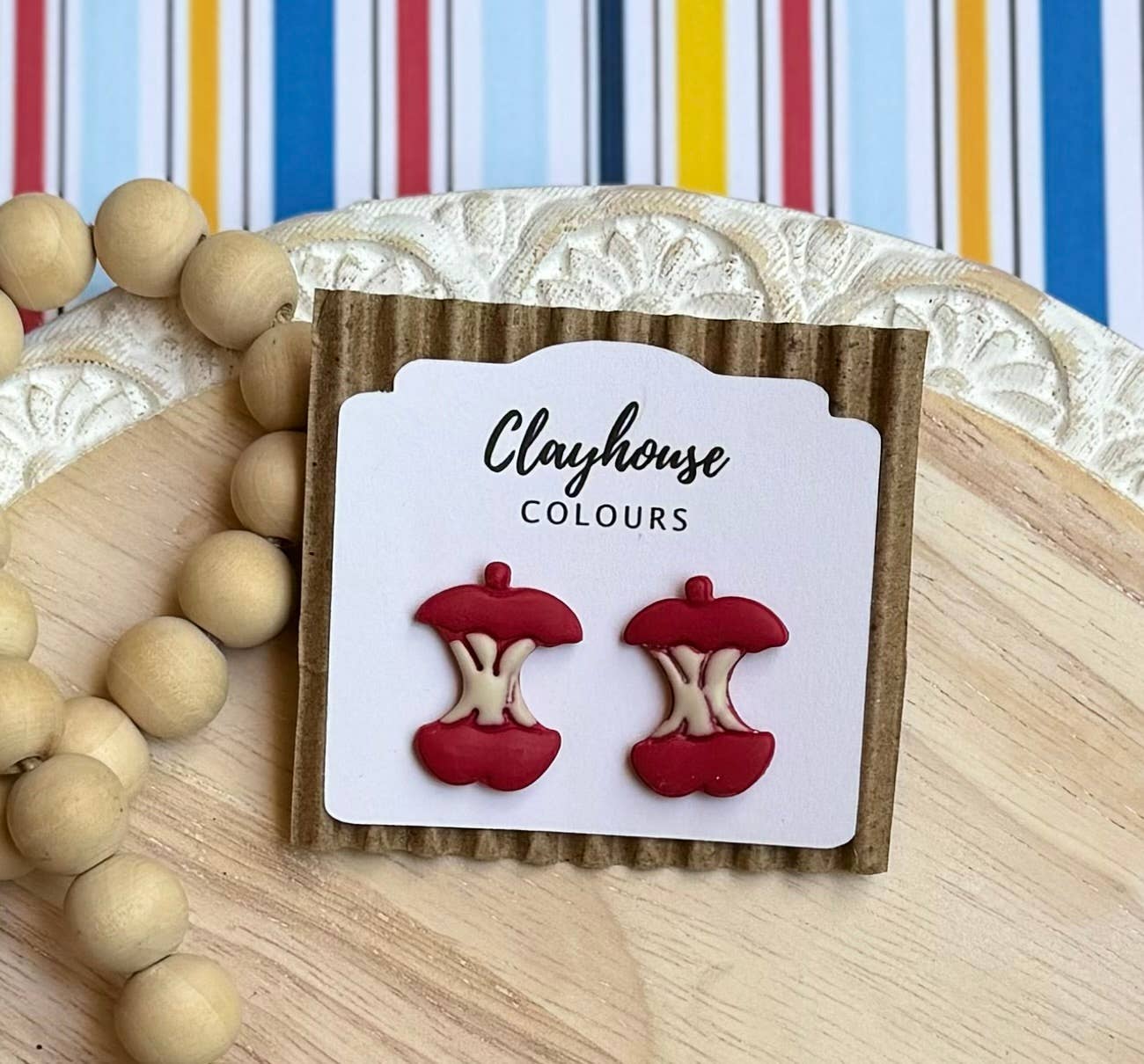 School Studs | Teacher Earrings: Pencils/Notebook Hearts