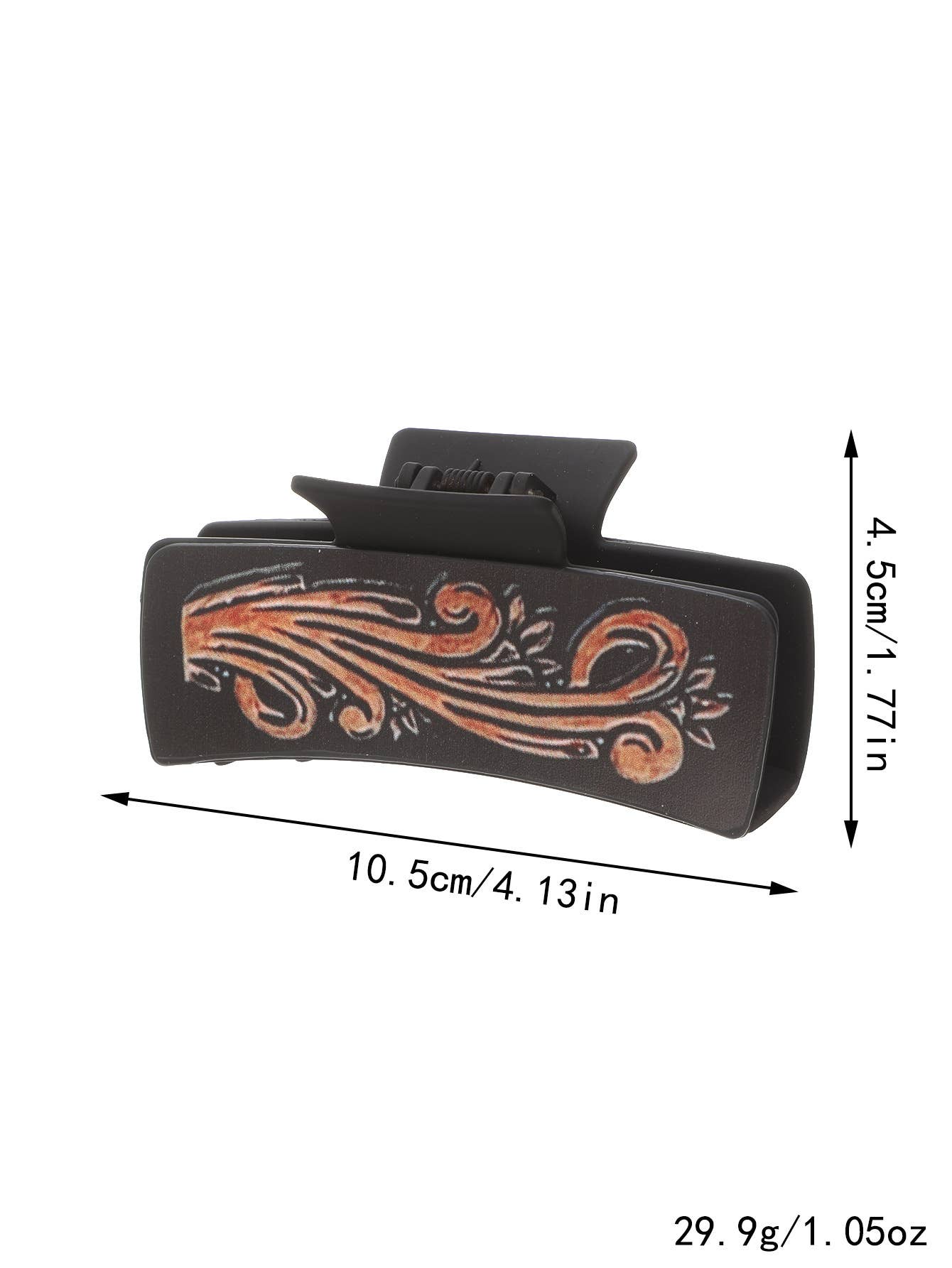 Sunflower PU Leather Hair Claw, Western Style_CWASC1618: TYPE6 / (OS) 1