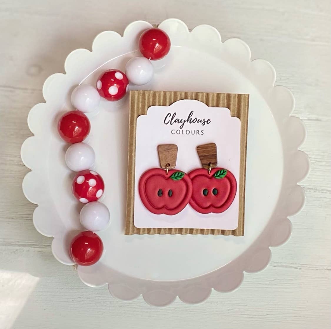 Teacher Earrings | Back to School Earrings: Apple/Pencil/Ruler