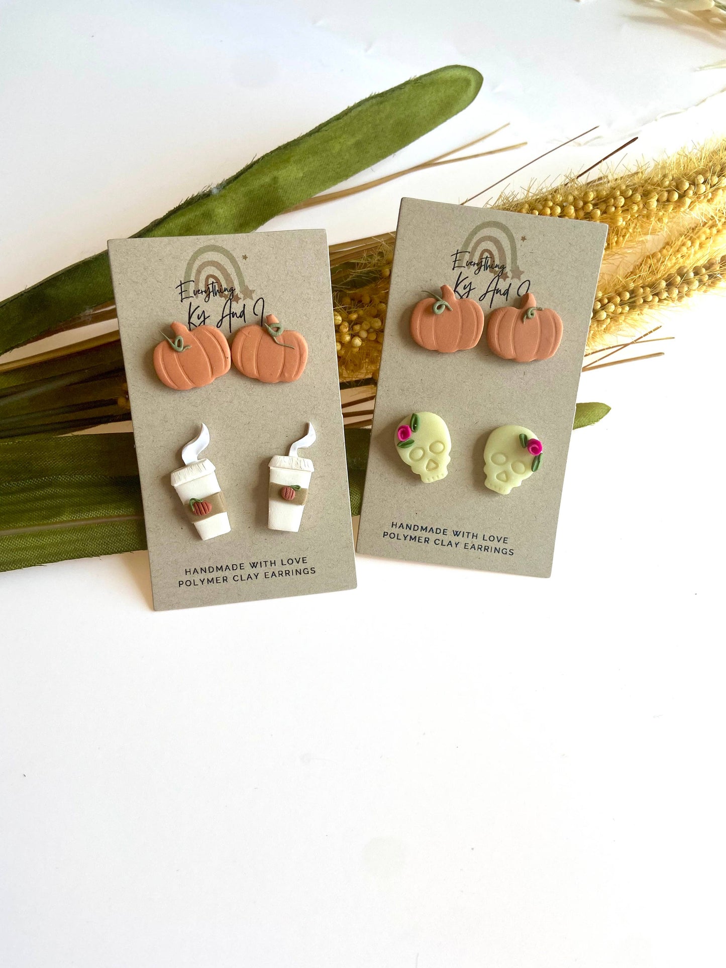 Stud Fall set: Pumpkin Latte/Pumpkin