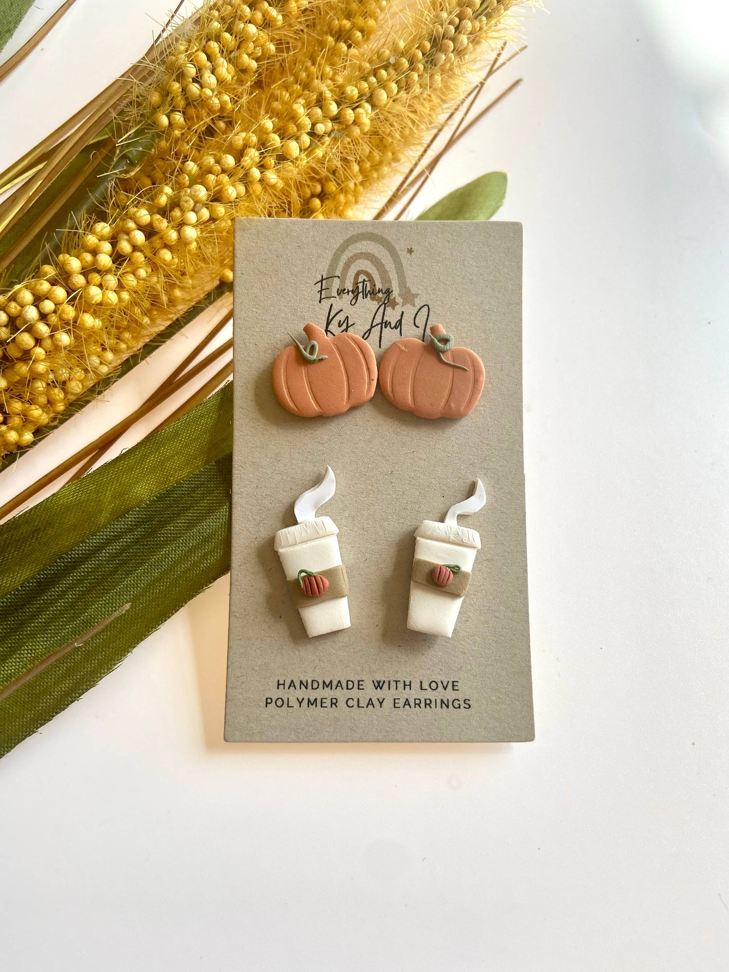 Stud Fall set: Pumpkin Latte/Pumpkin