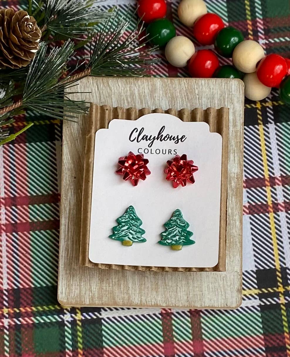 Holiday Studs | Christmas Studs