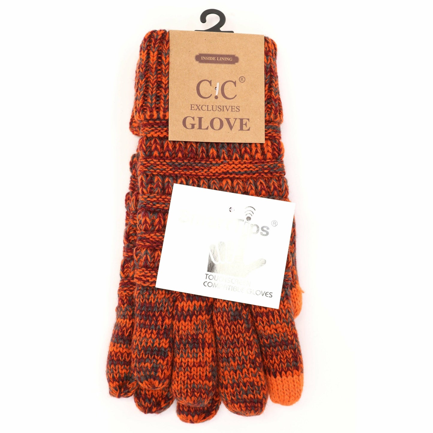 Multi Color Lined Women's CC Gloves G901: Rasberry