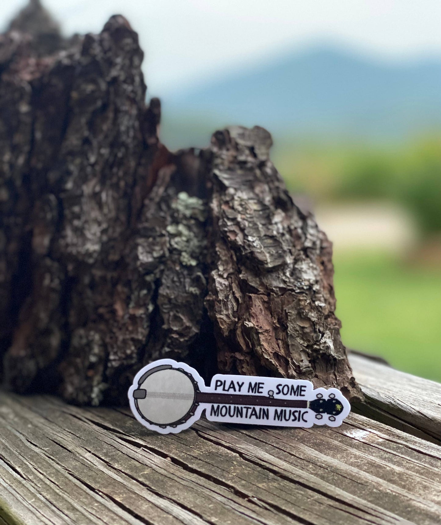 Play Me Some Mountain Music: Appalachian Banjo Sticker