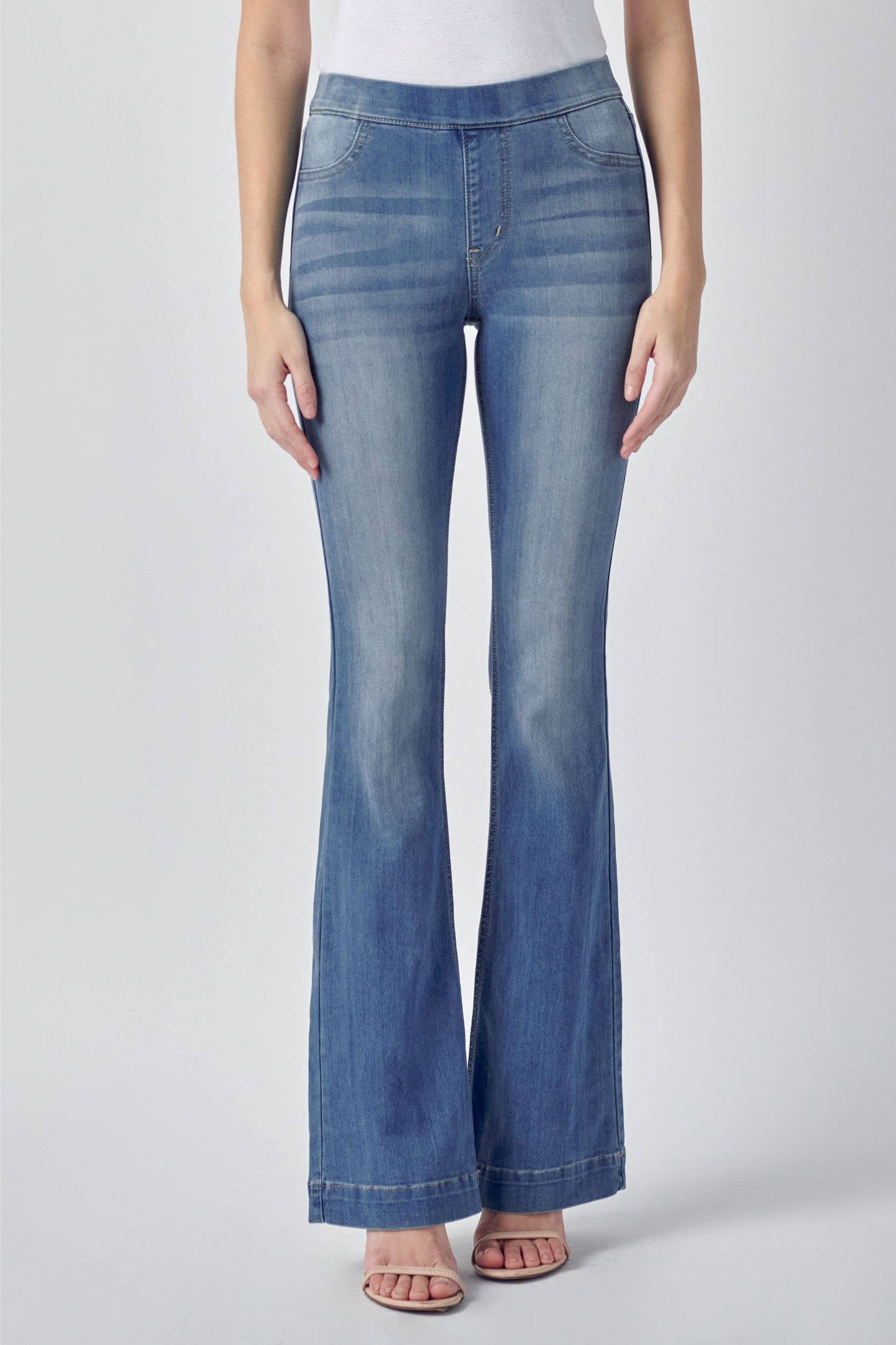 Medium Mid Rise Flare Jegging (open pack) [AB35324 sbs]: M