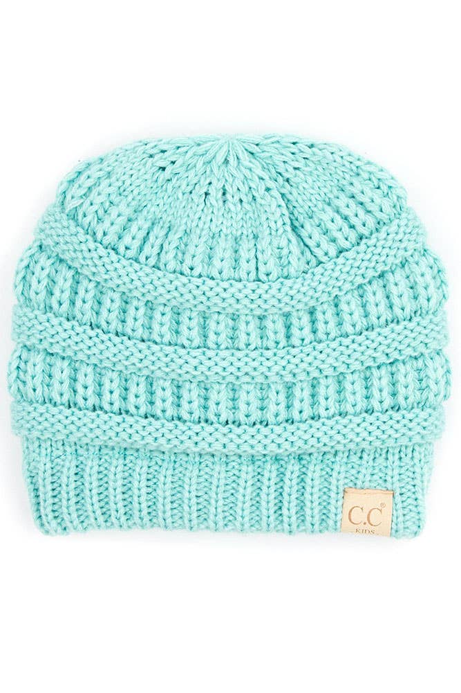 C.C Kids Knit Beanie with Fuzzy Lining Inside: New Candy Pink