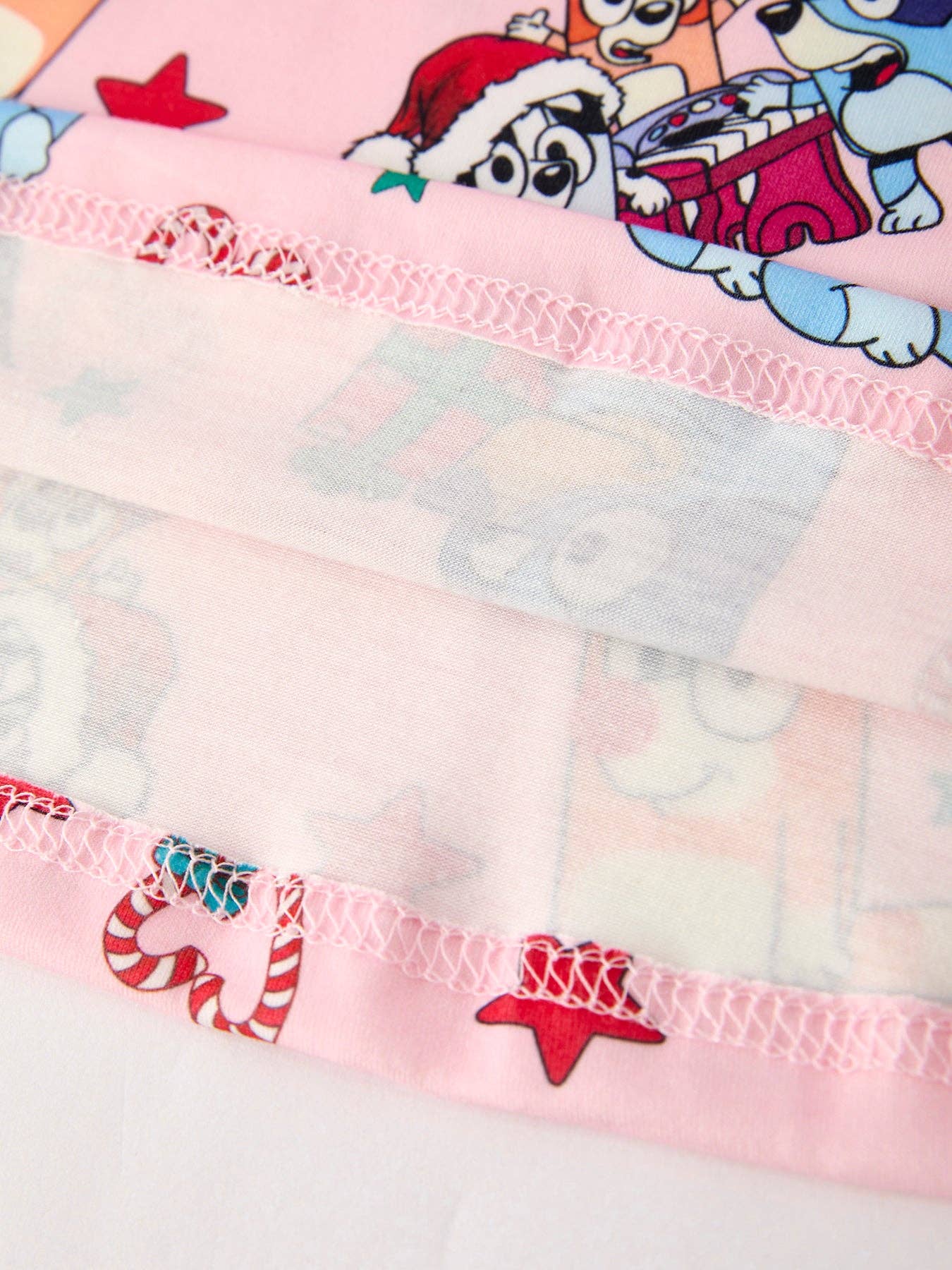 Winter Christmas Character Print  Pink Girls Dress: 8/9