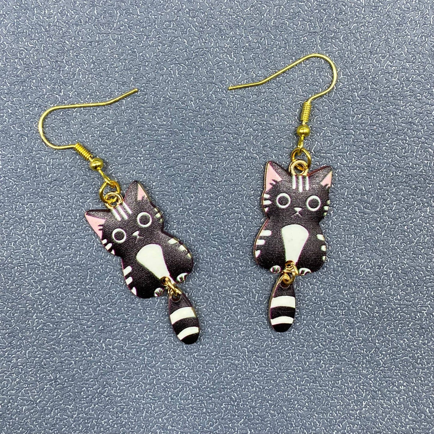 Multi-style Cat Dangle Earrings - YK : D