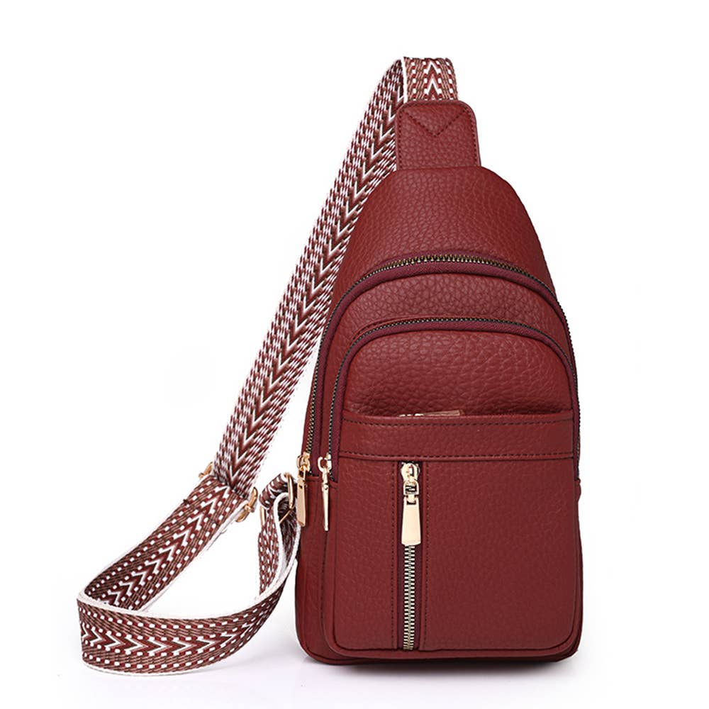 Retro Versatile PU Crossbody Bag: Green