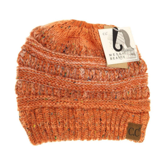 Flecked Ombre CC Beanie Tail MB817: Orange