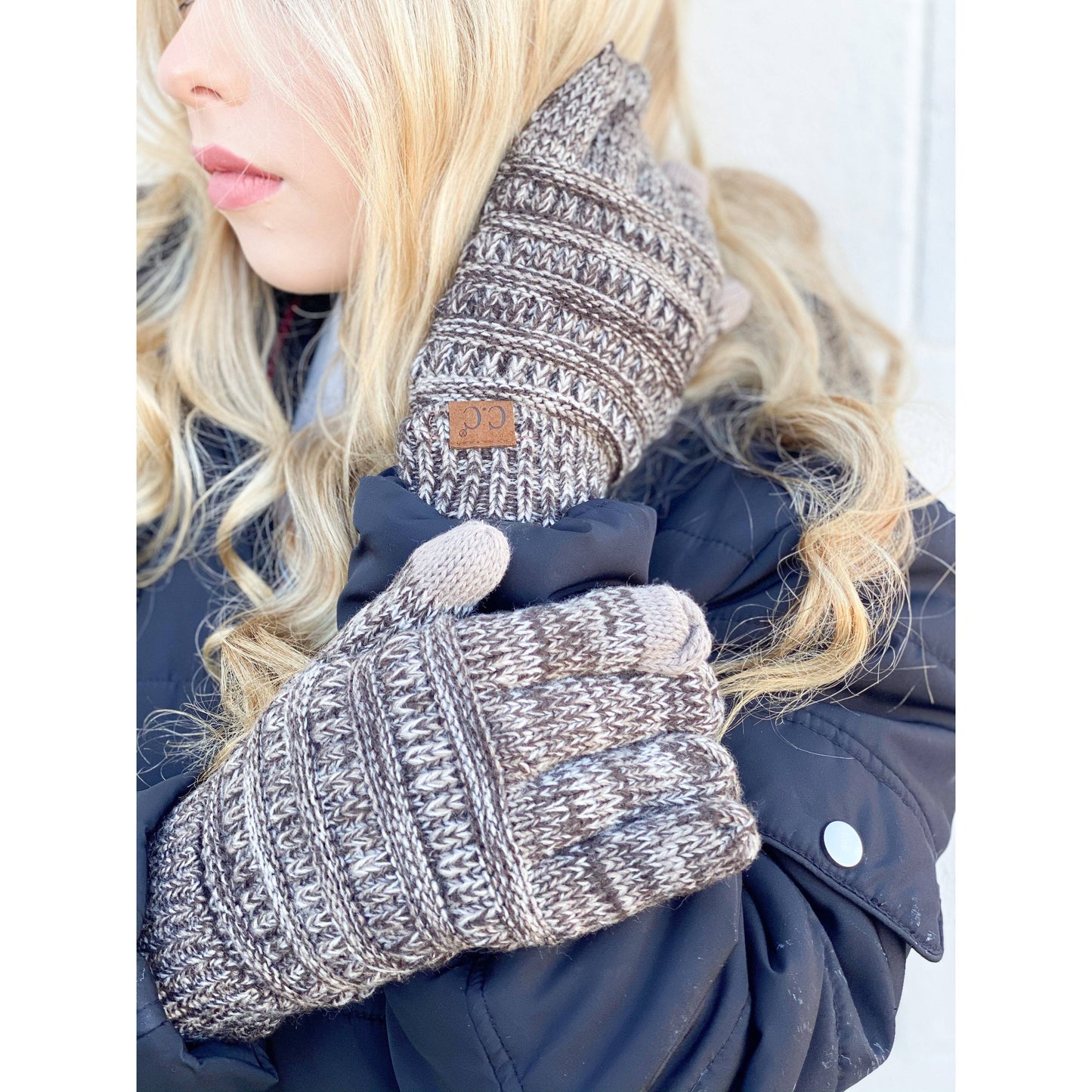 Multi Color Lined Women's CC Gloves G901: Rasberry