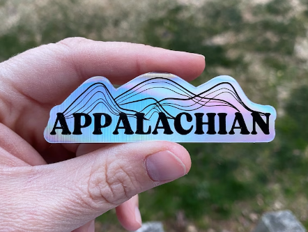 Appalachian Holographic Sticker