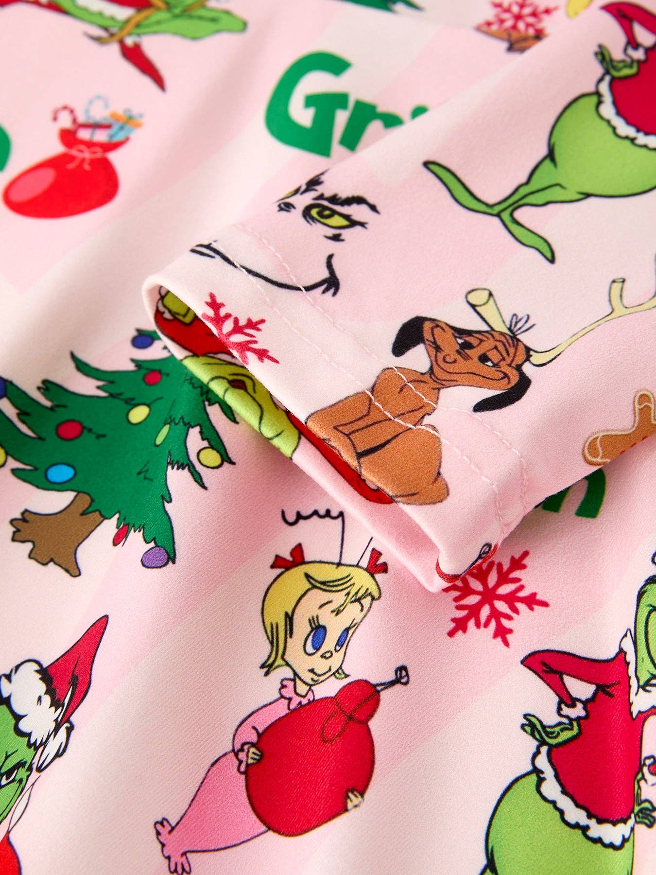 Winter Christmas Character Print Girls Dress: 2