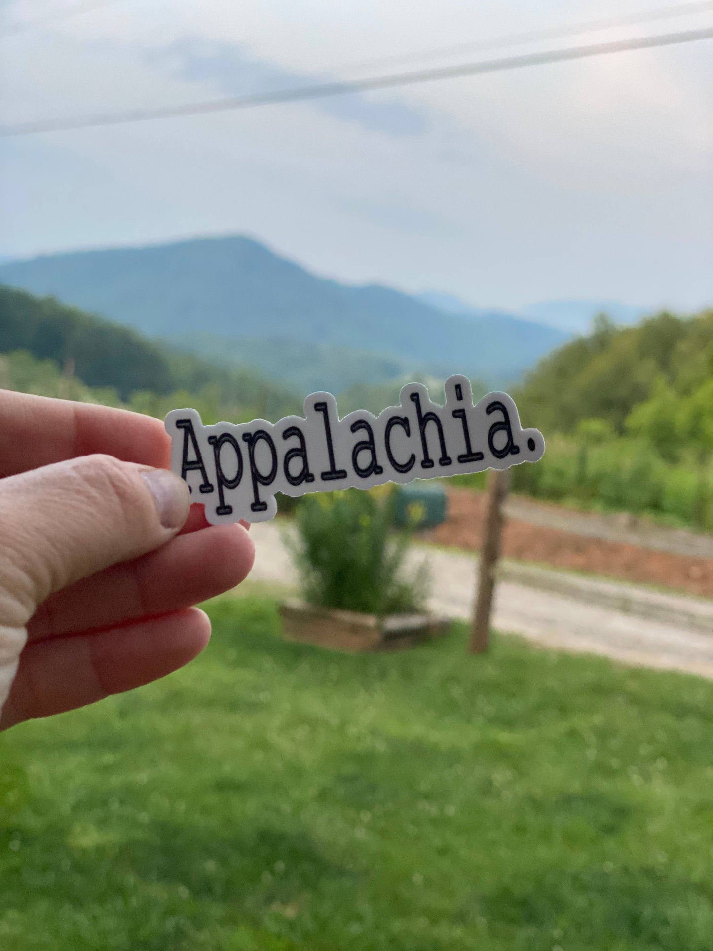 Appalachia Sticker, mountains, hollers, Gift for Appalachia