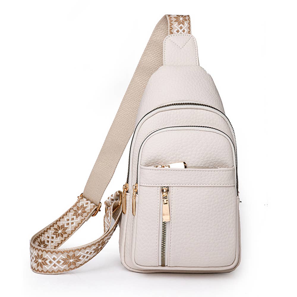 Retro Versatile PU Crossbody Bag: Green