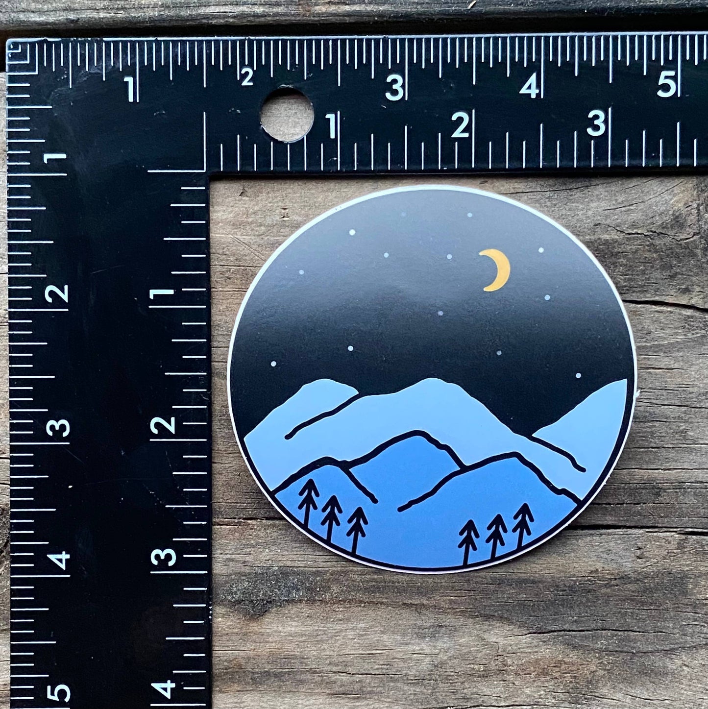 Blue Ridge Mountain Sticker, Smoky Mountains, Gift for Mount
