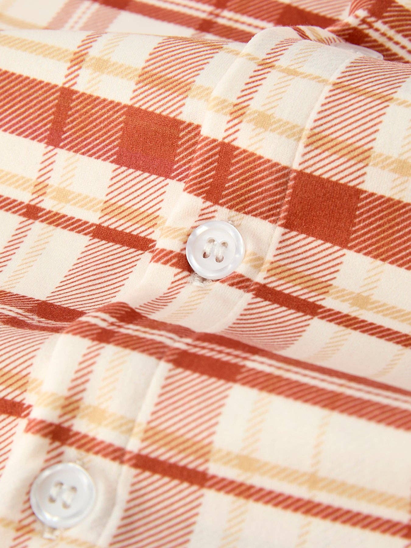 Thanksgiving  Plaid Shirt Long Sleeve Boys Top: 7