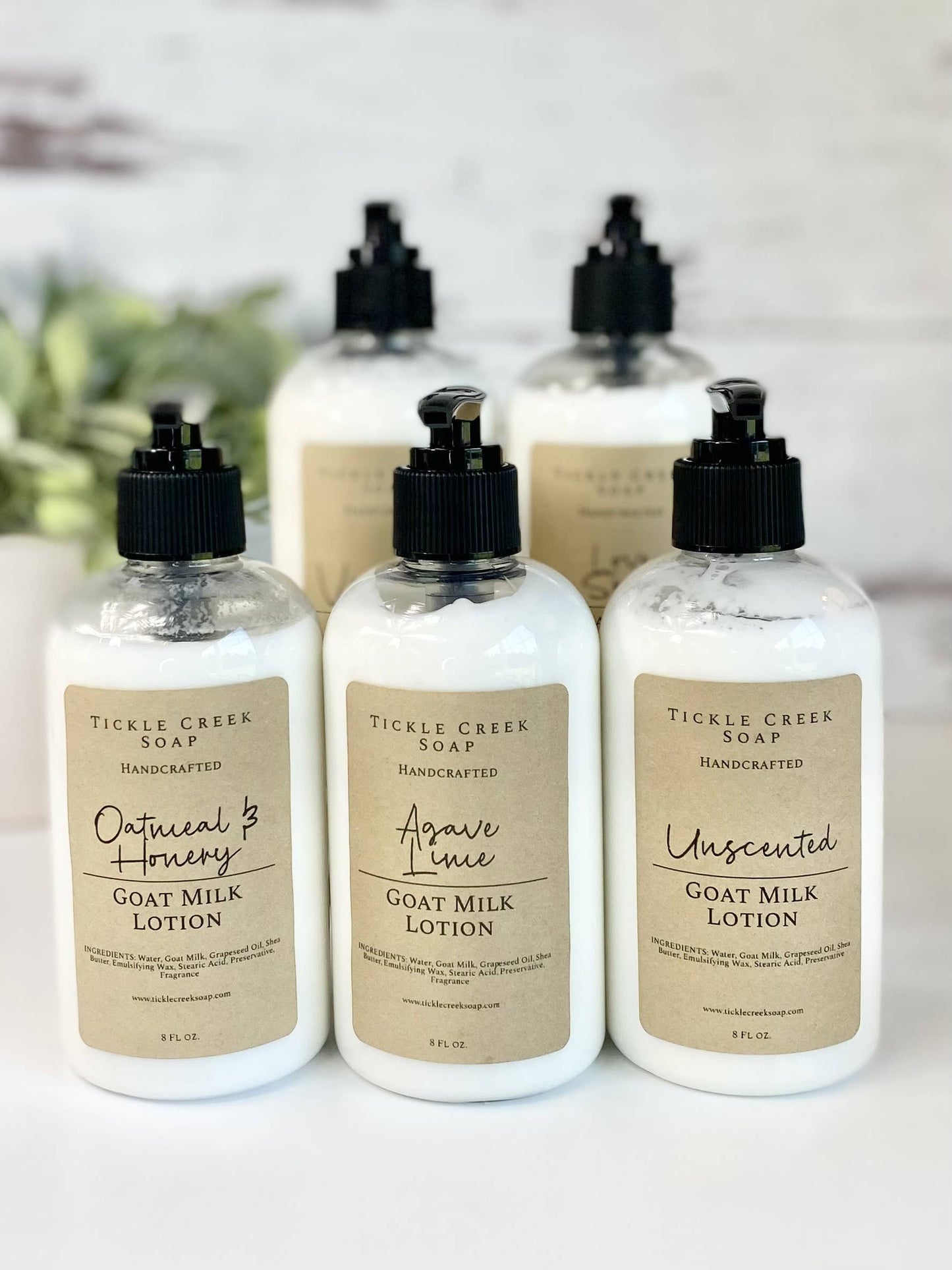 Goat Milk Lotion in Pump: Lavender